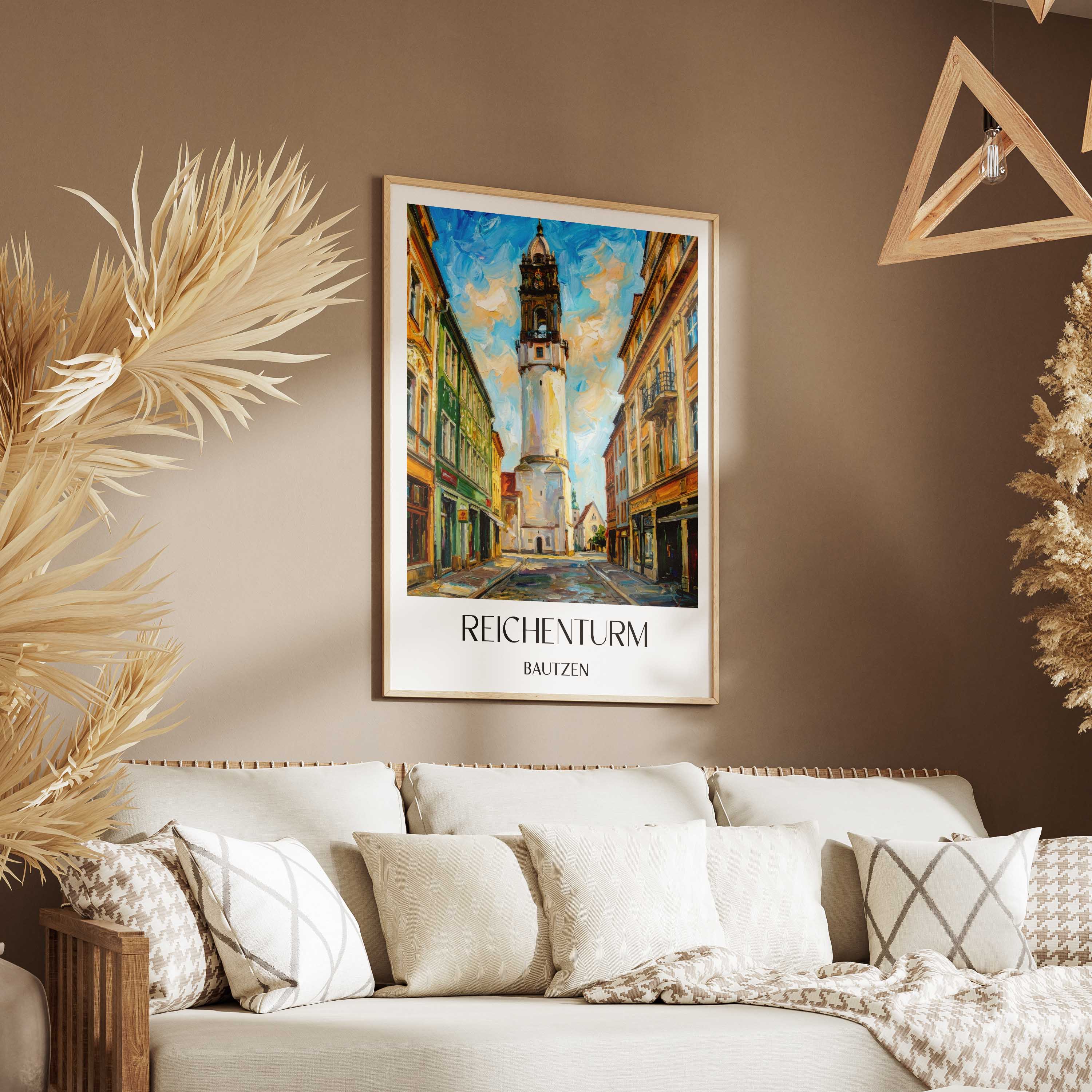 reichenturm--bautzen-deutschland-poster-oil-painting-oelgemaelde