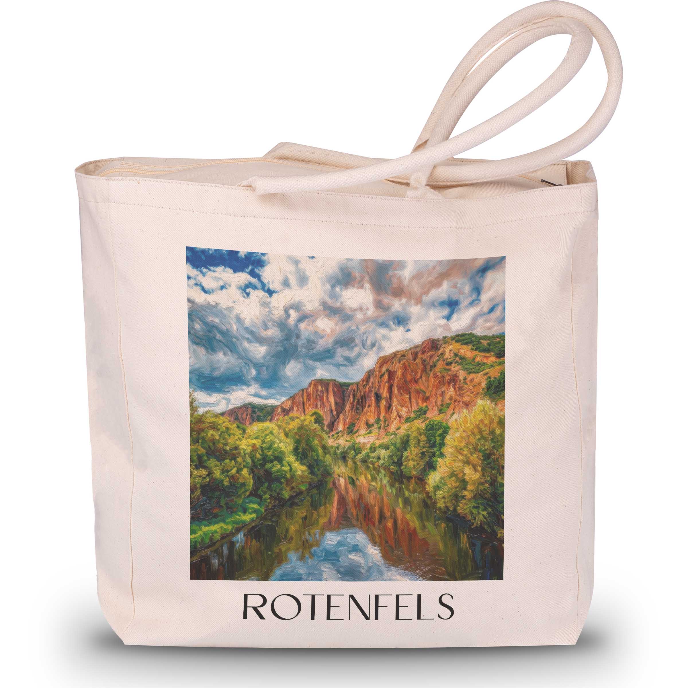 rotenfels-bad-kreuznach-deutschland-einkaufstasche-oil-painting-oelgemaelde