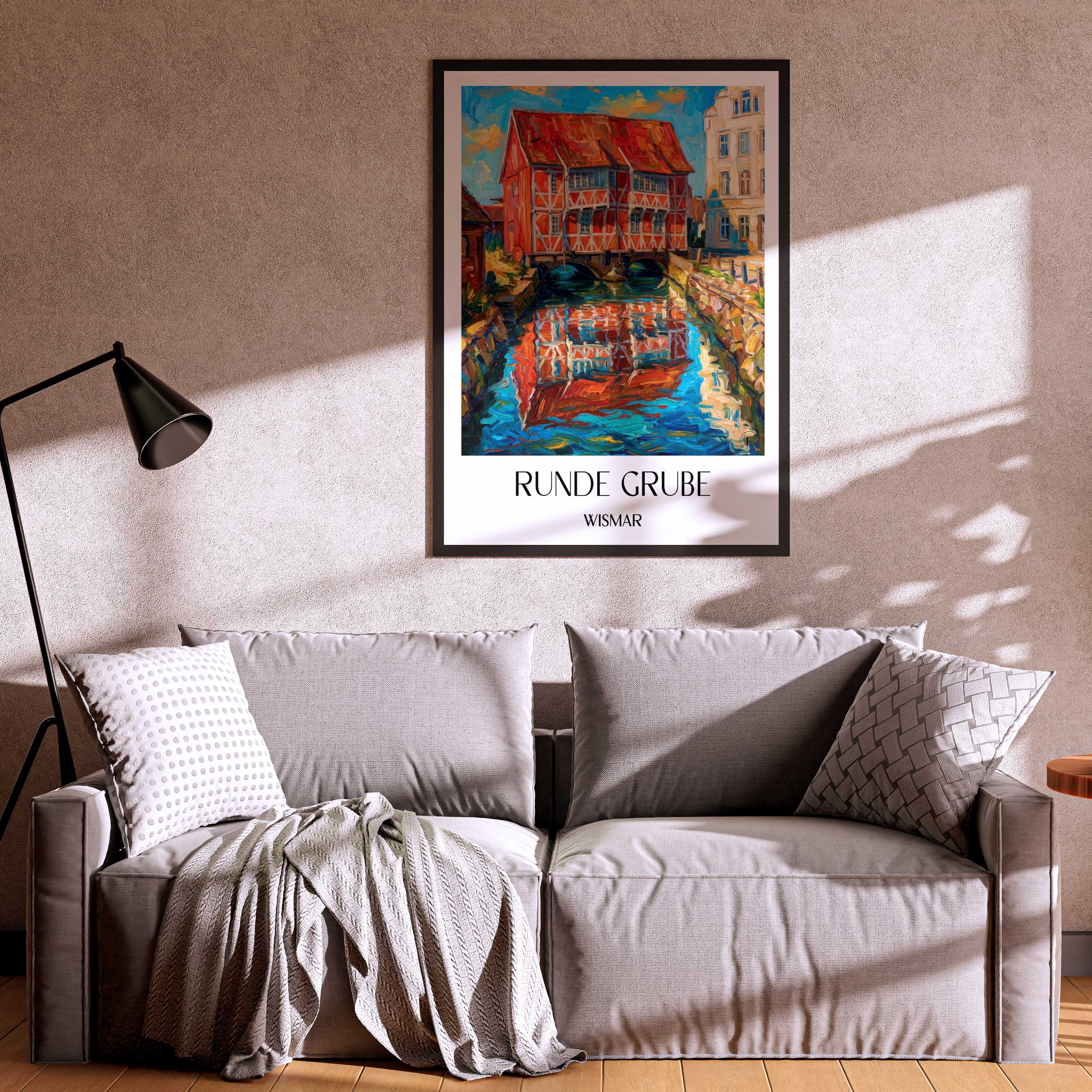runde-grube-wismar-deutschland-poster-oil-painting-oelgemaelde