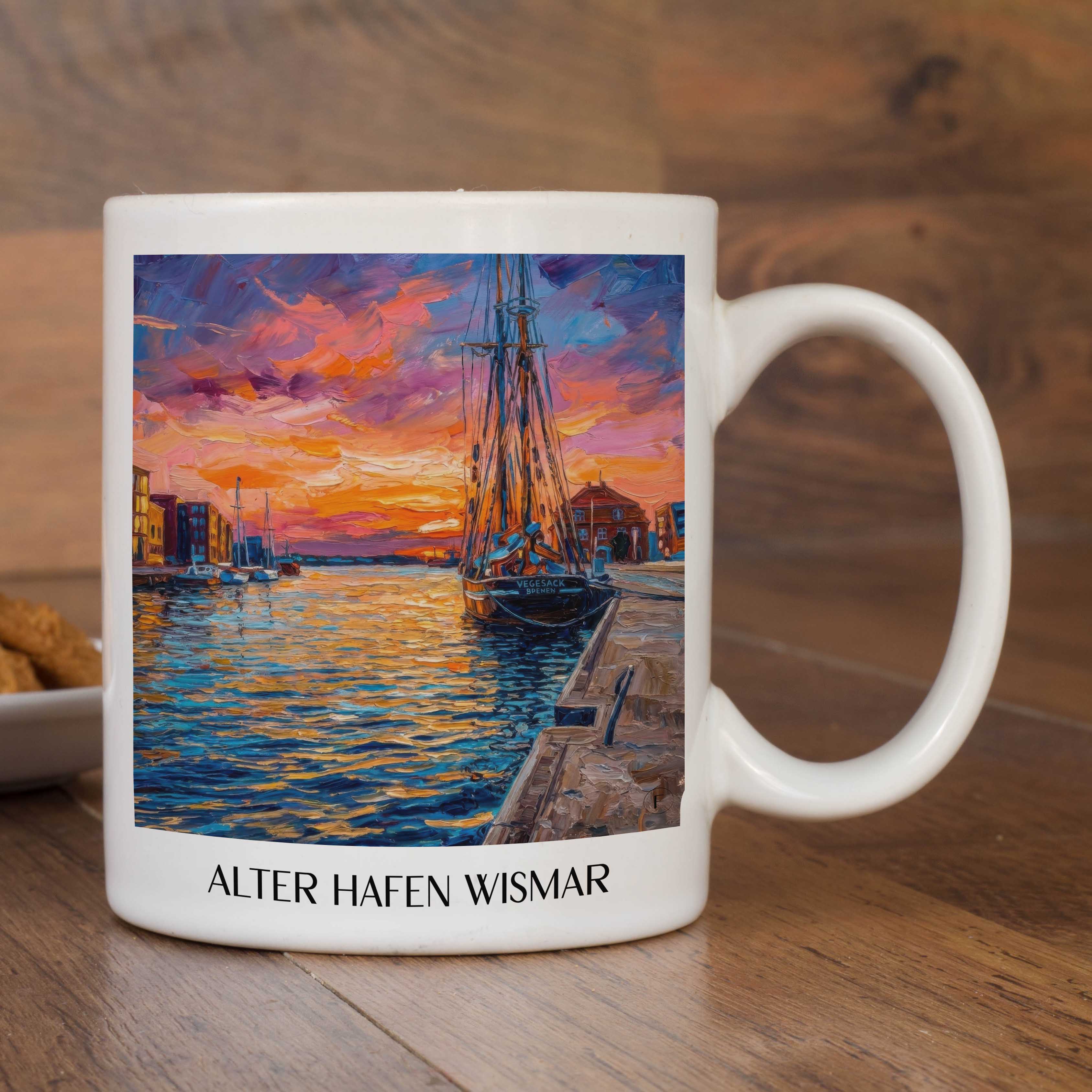 alter-hafen-wismar-deutschland-kaffeebecher-oil-painting-oelgemaelde