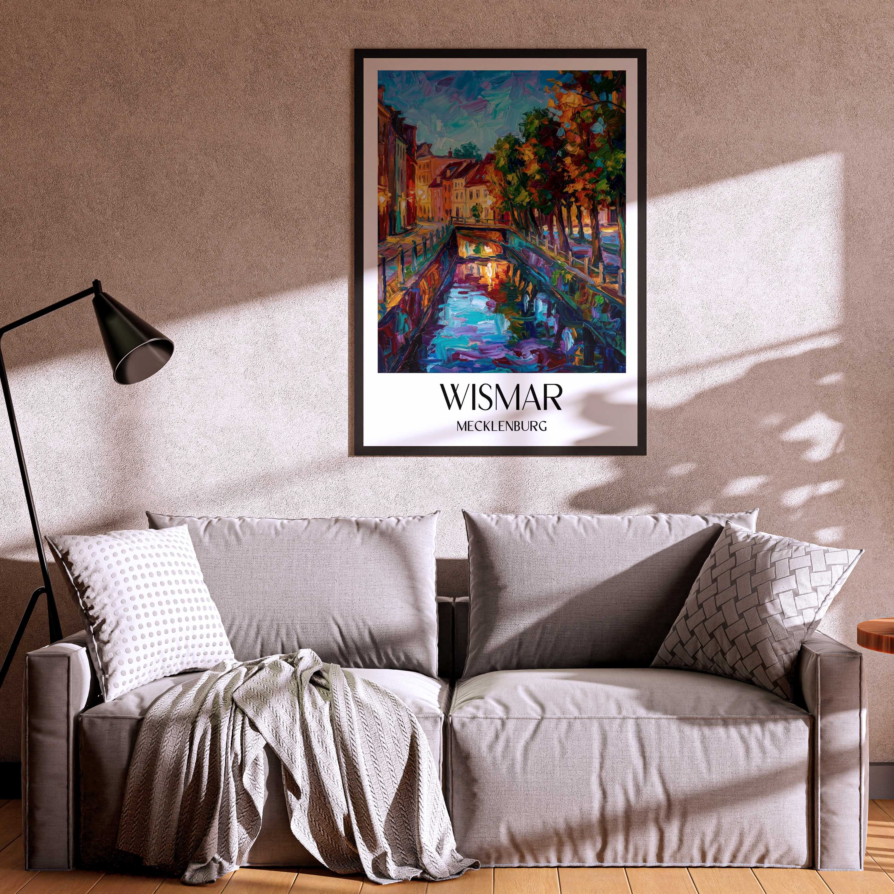 wismar-(bei-nacht)-mecklenburg-deutschland-poster-oil-painting-oelgemaelde