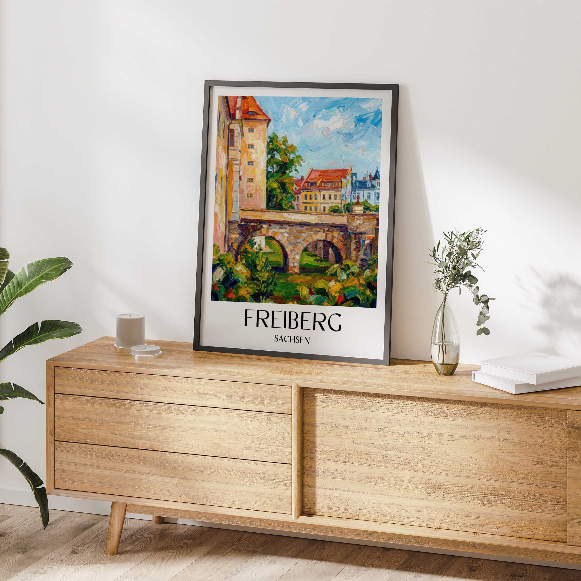 freiberg-sachsen-deutschland-poster-oil-painting-oelgemaelde