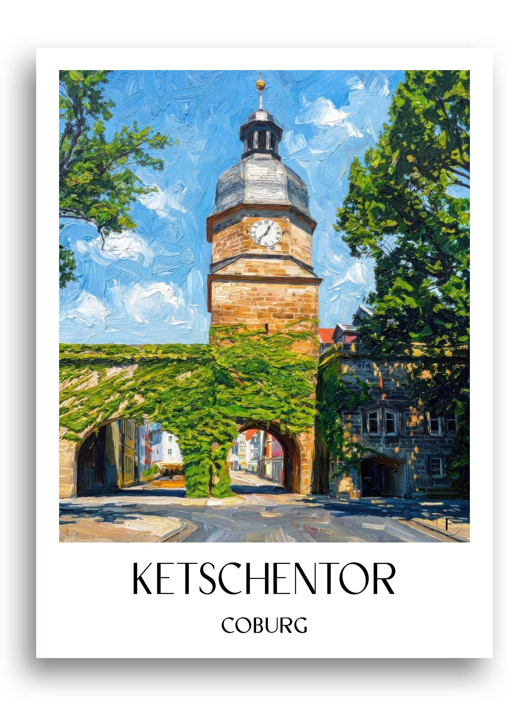 ketschentor-coburg-deutschland-poster-oil-painting-oelgemaelde