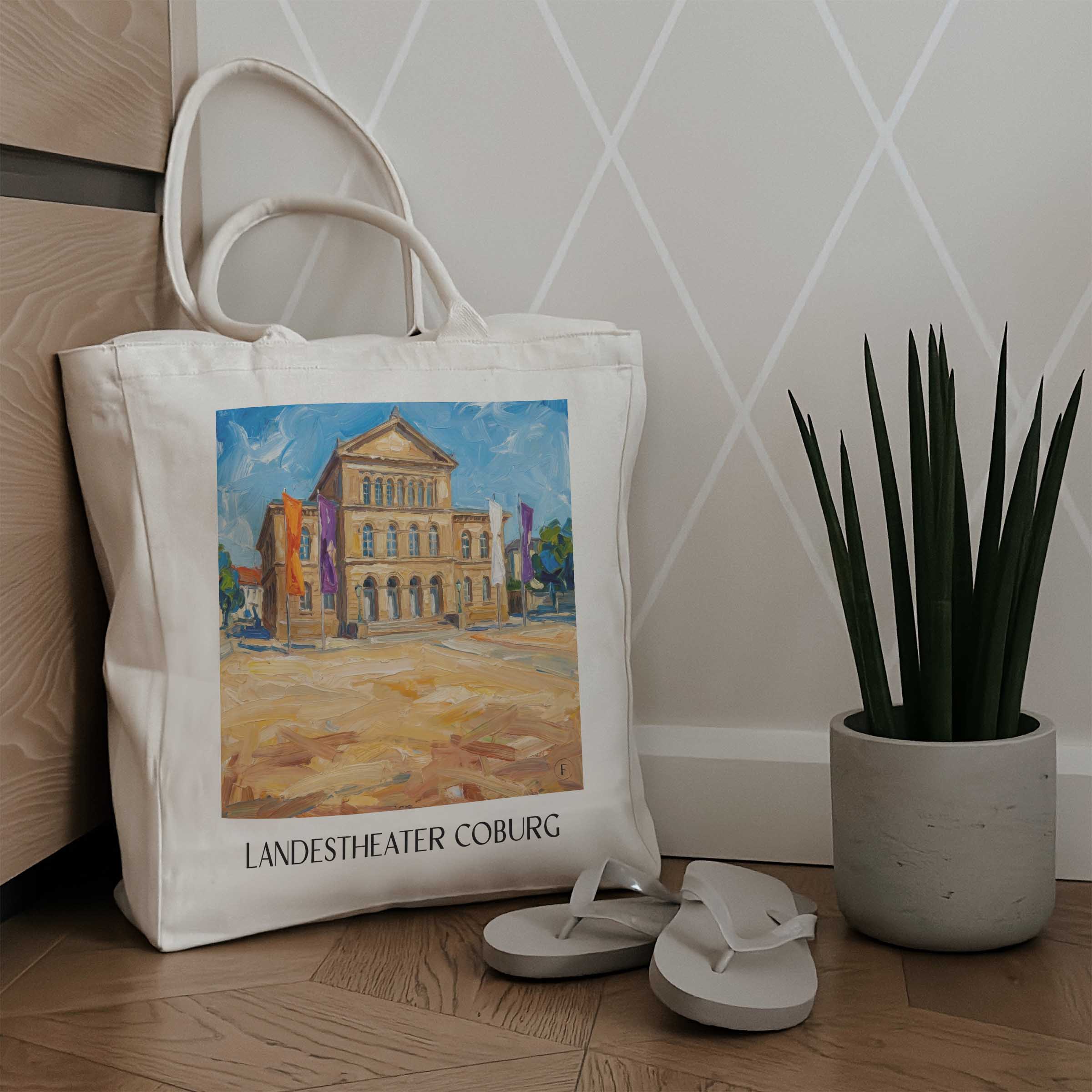 landestheater--coburg-deutschland-einkaufstasche-oil-painting-oelgemaelde