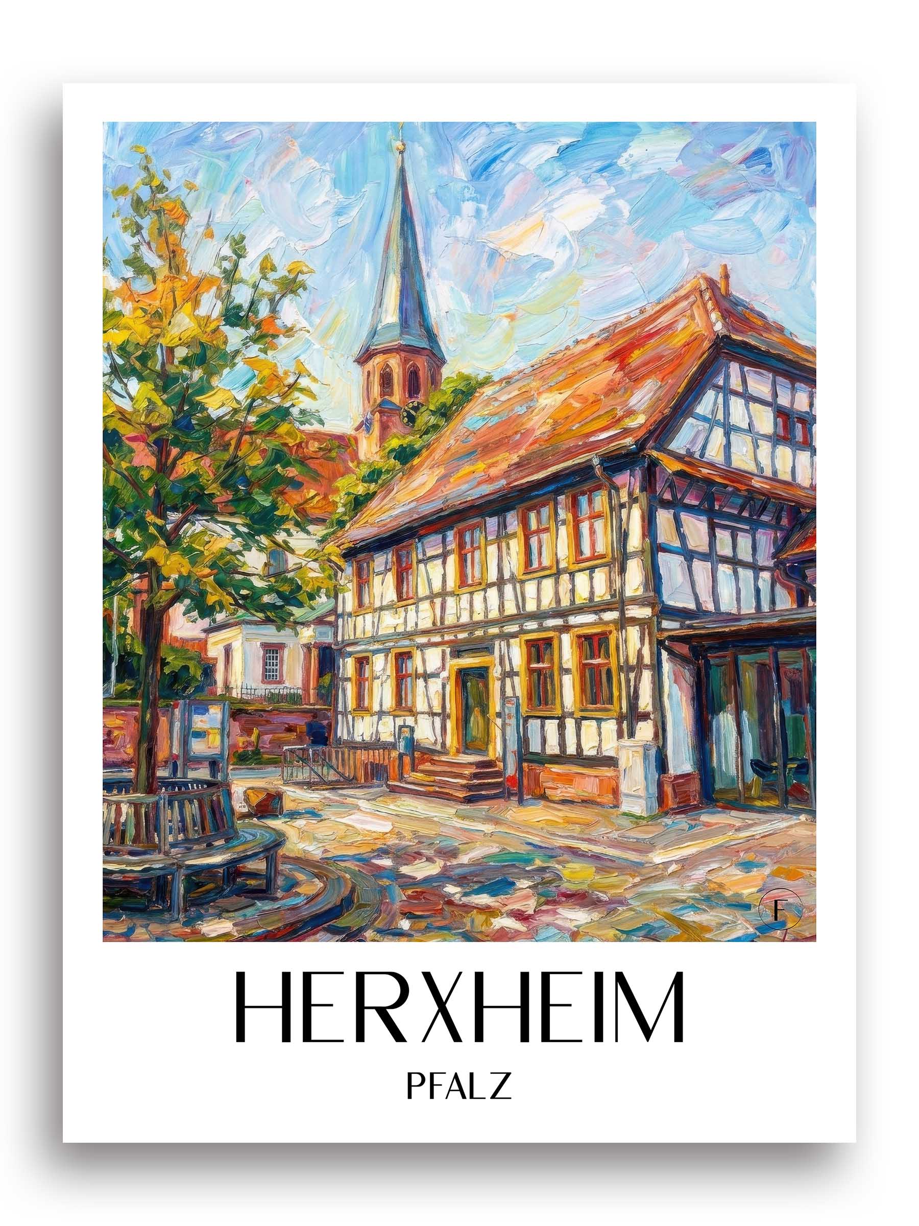 herxheim-pfalz-deutschland-poster-oil-painting-oelgemaelde