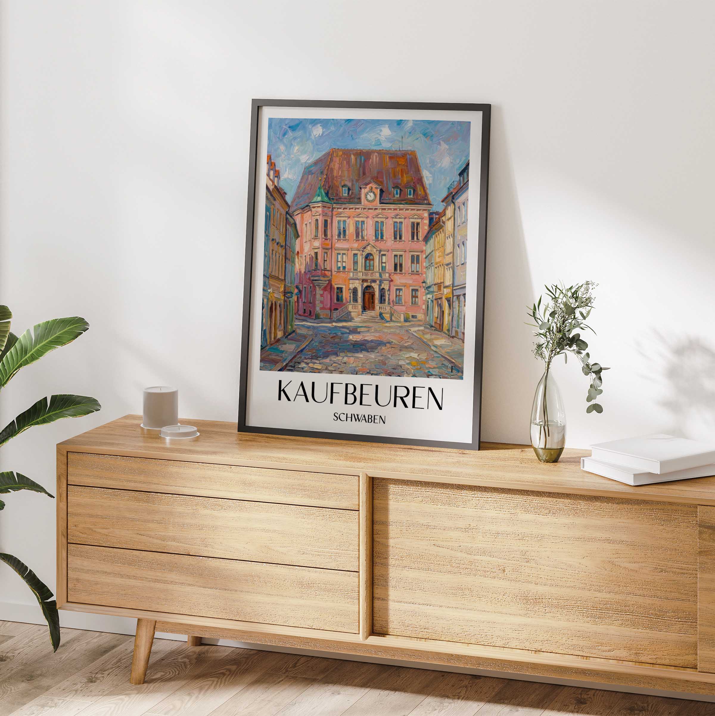 kaufbeuren-schwaben-deutschland-poster-oil-painting-oelgemaelde