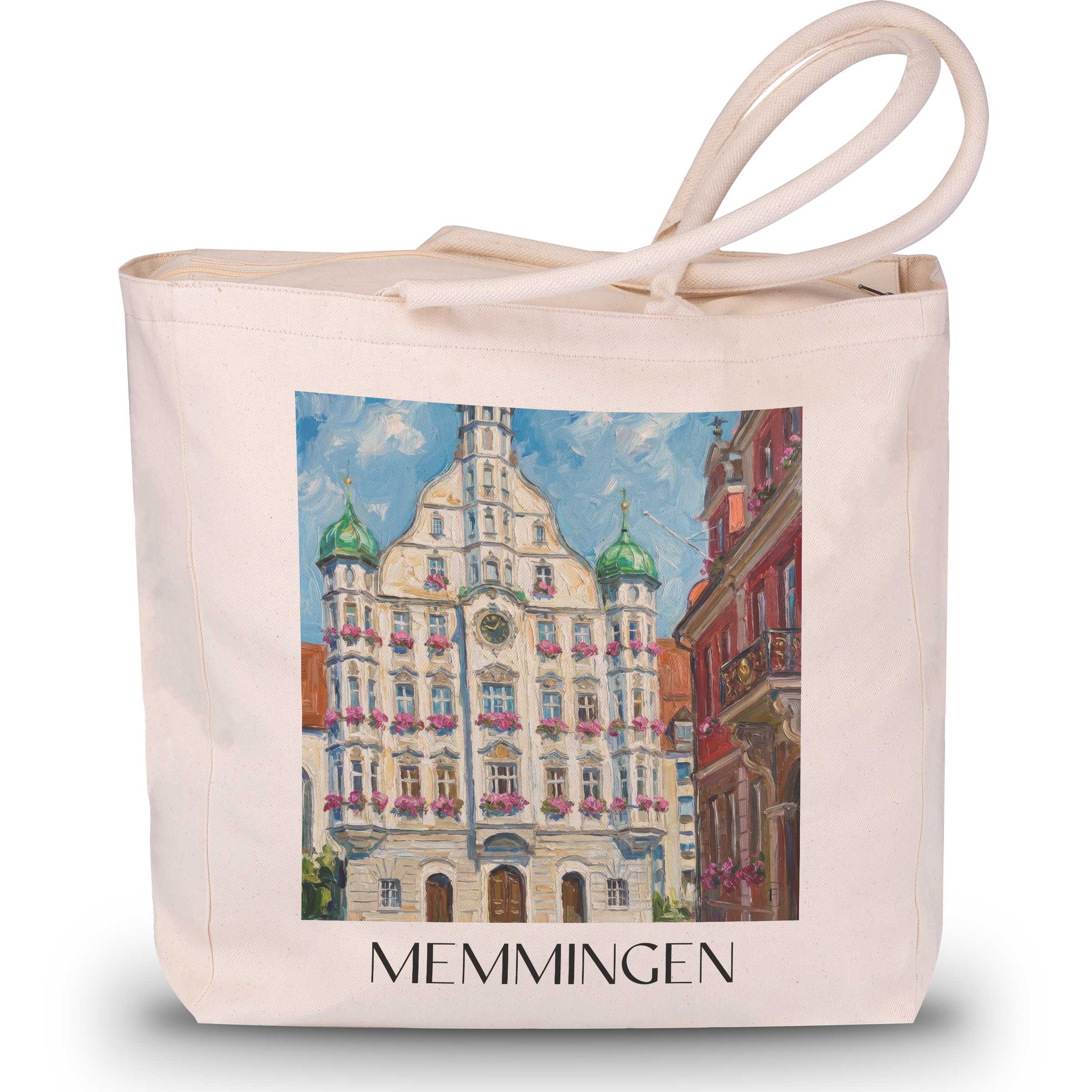 memmingen-schwaben-deutschland-einkaufstasche-oil-painting-oelgemaelde