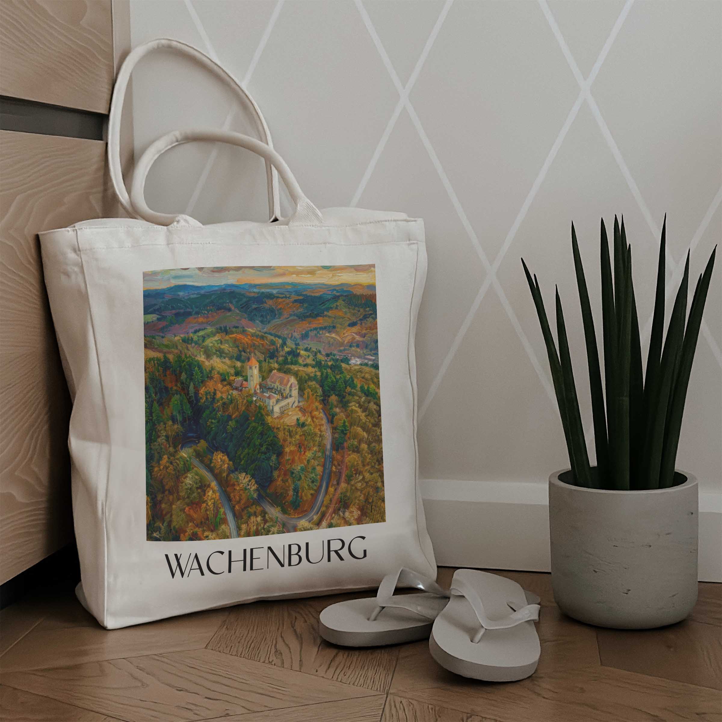 wachenburg-weinheim-deutschland-einkaufstasche-oil-painting-oelgemaelde