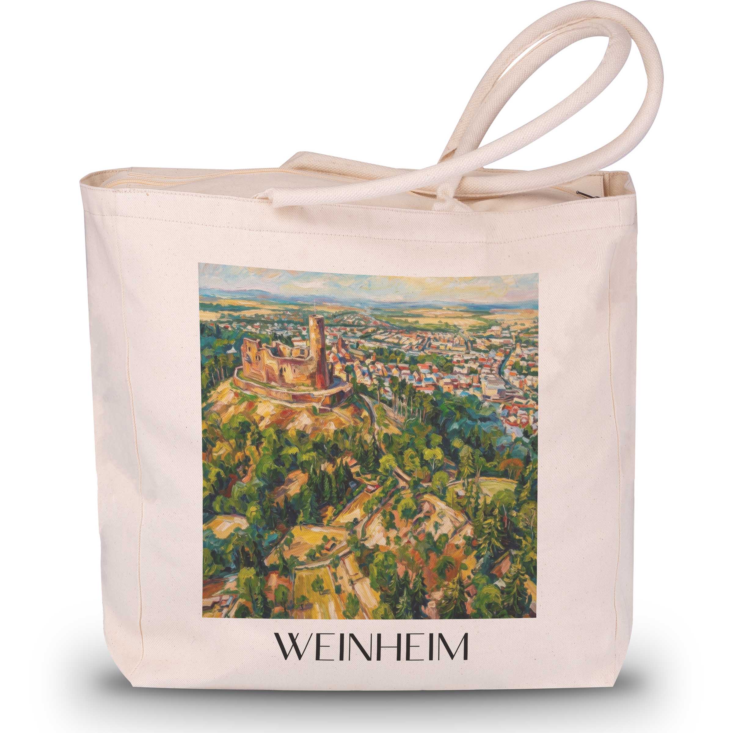 weinheim-(im-winter)-kurpfalz-deutschland-einkaufstasche-oil-painting-oelgemaelde