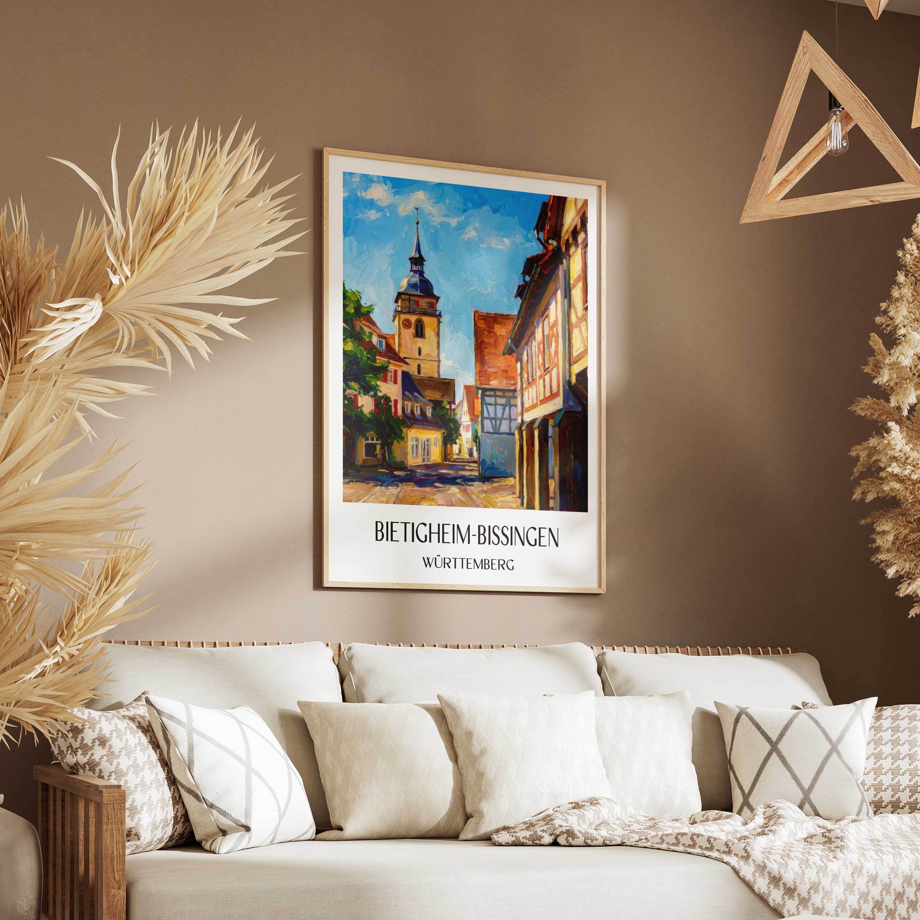 bietigheim-bissingen-württemberg-deutschland-poster-oil-painting-oelgemaelde