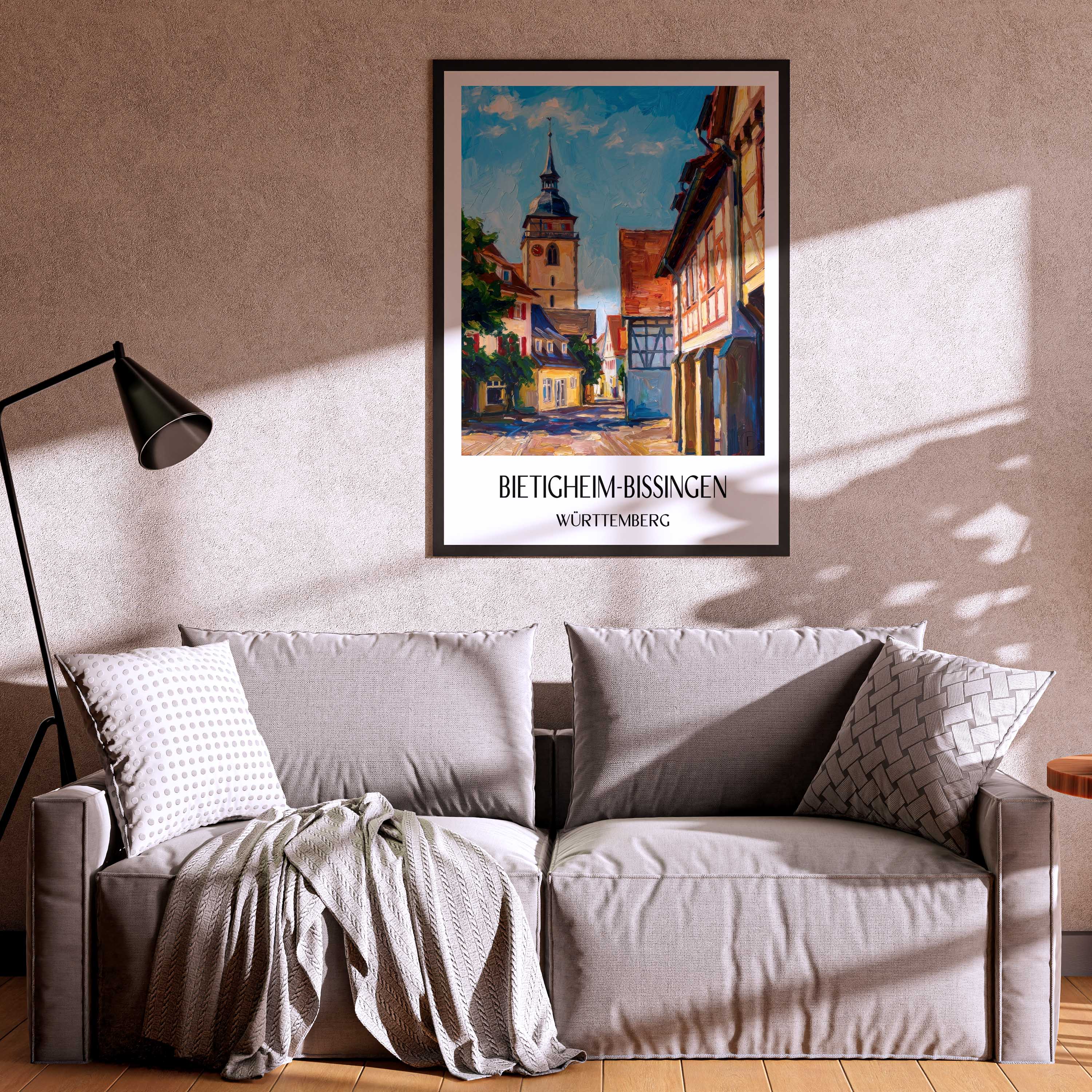 bietigheim-bissingen-württemberg-deutschland-poster-oil-painting-oelgemaelde