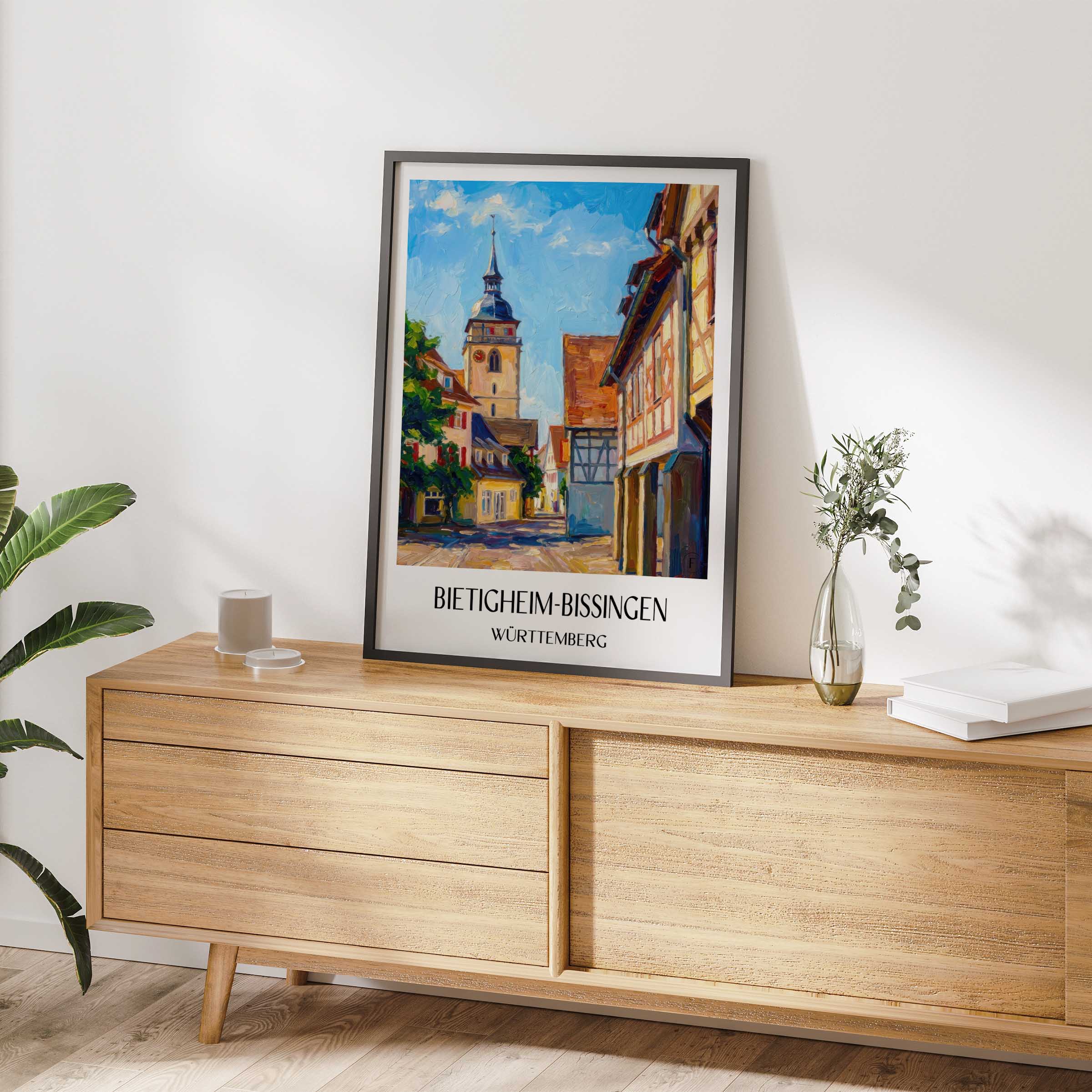 bietigheim-bissingen-württemberg-deutschland-poster-oil-painting-oelgemaelde