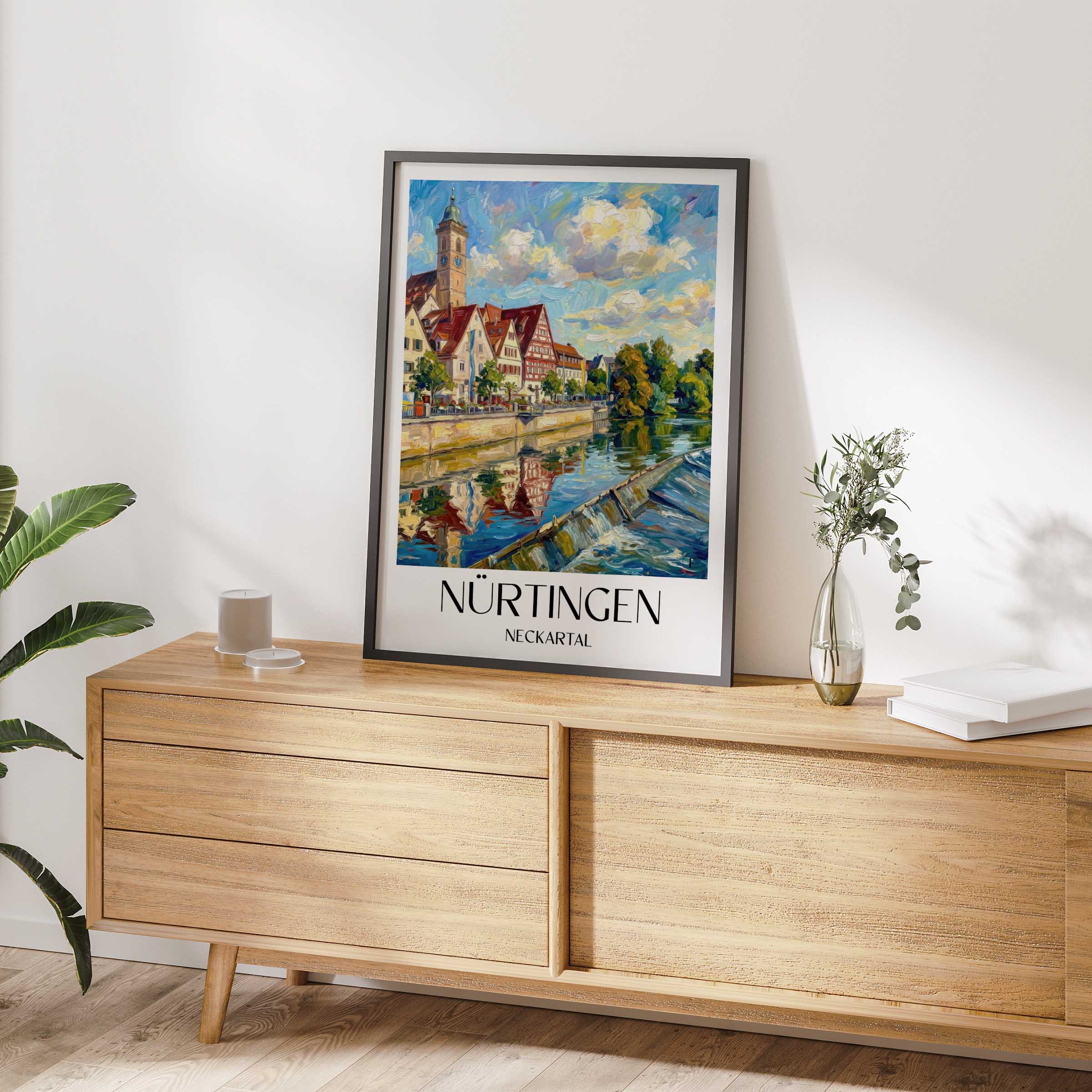 nürtingen-neckartal-deutschland-poster-oil-painting-oelgemaelde
