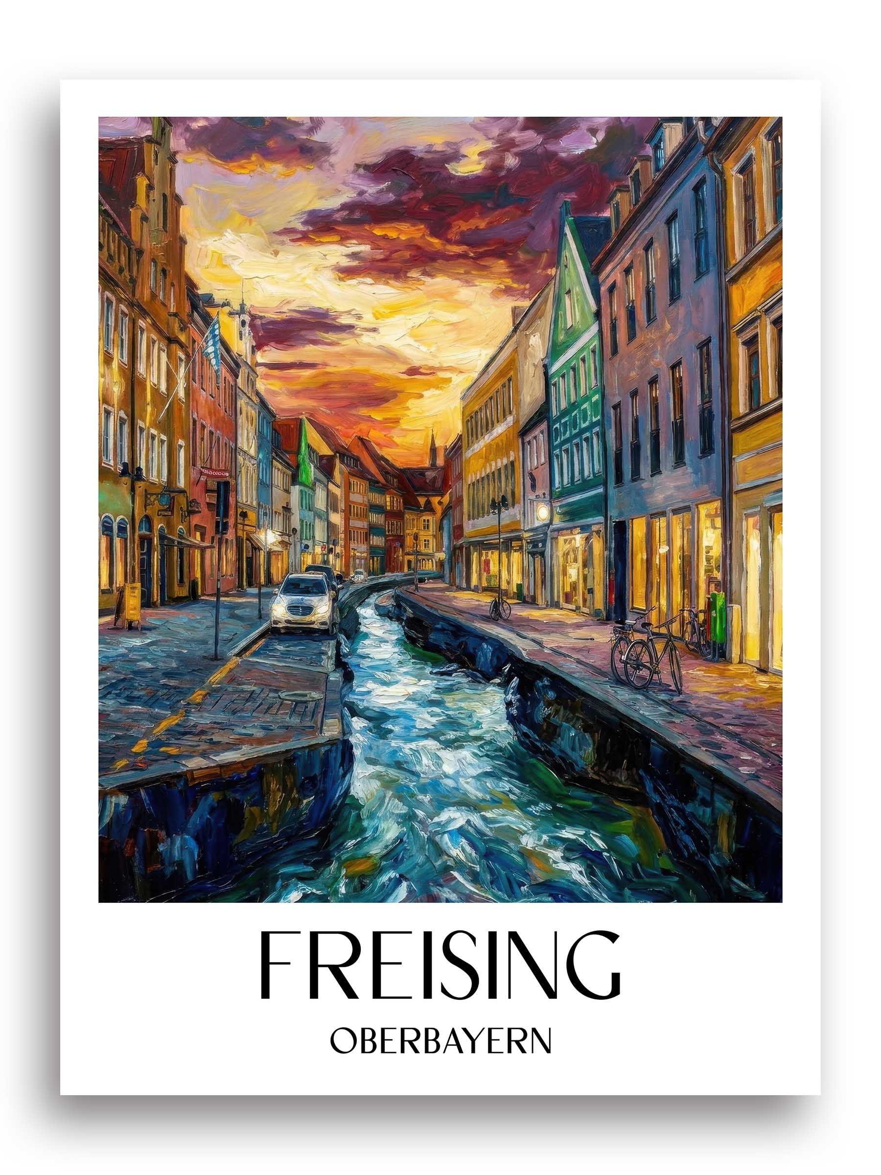 freising-oberbayern-deutschland-poster-oil-painting-oelgemaelde
