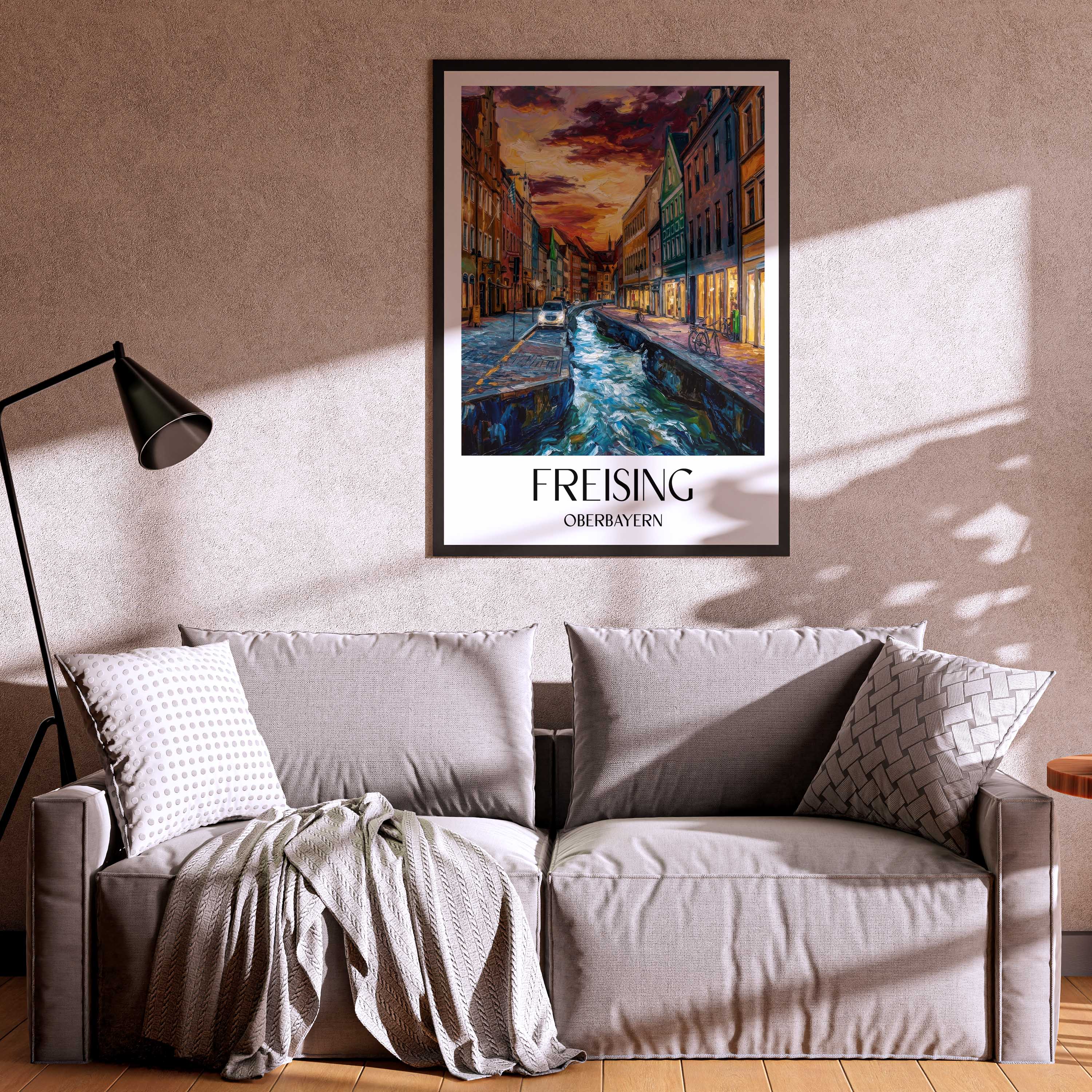 freising-oberbayern-deutschland-poster-oil-painting-oelgemaelde