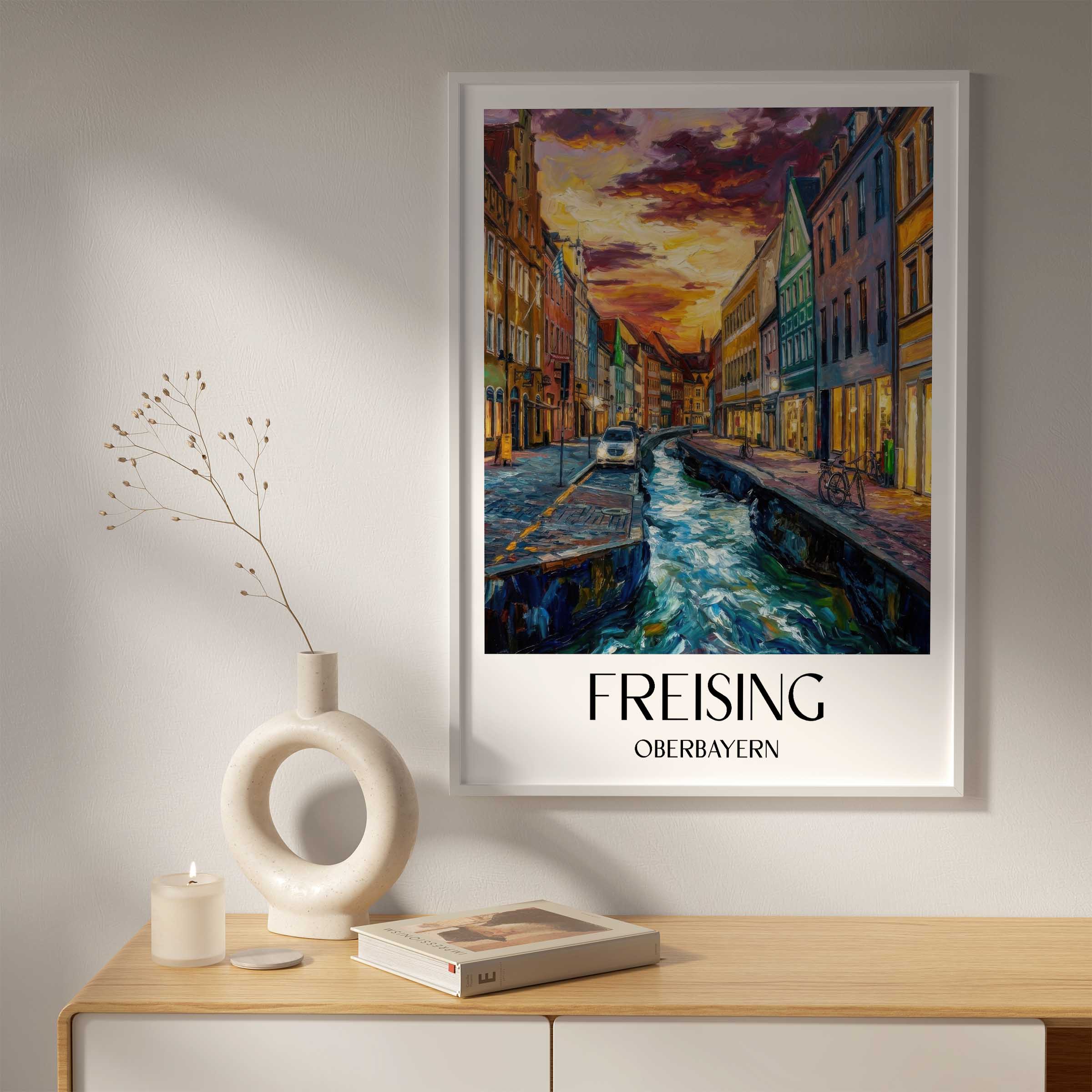 freising-oberbayern-deutschland-poster-oil-painting-oelgemaelde