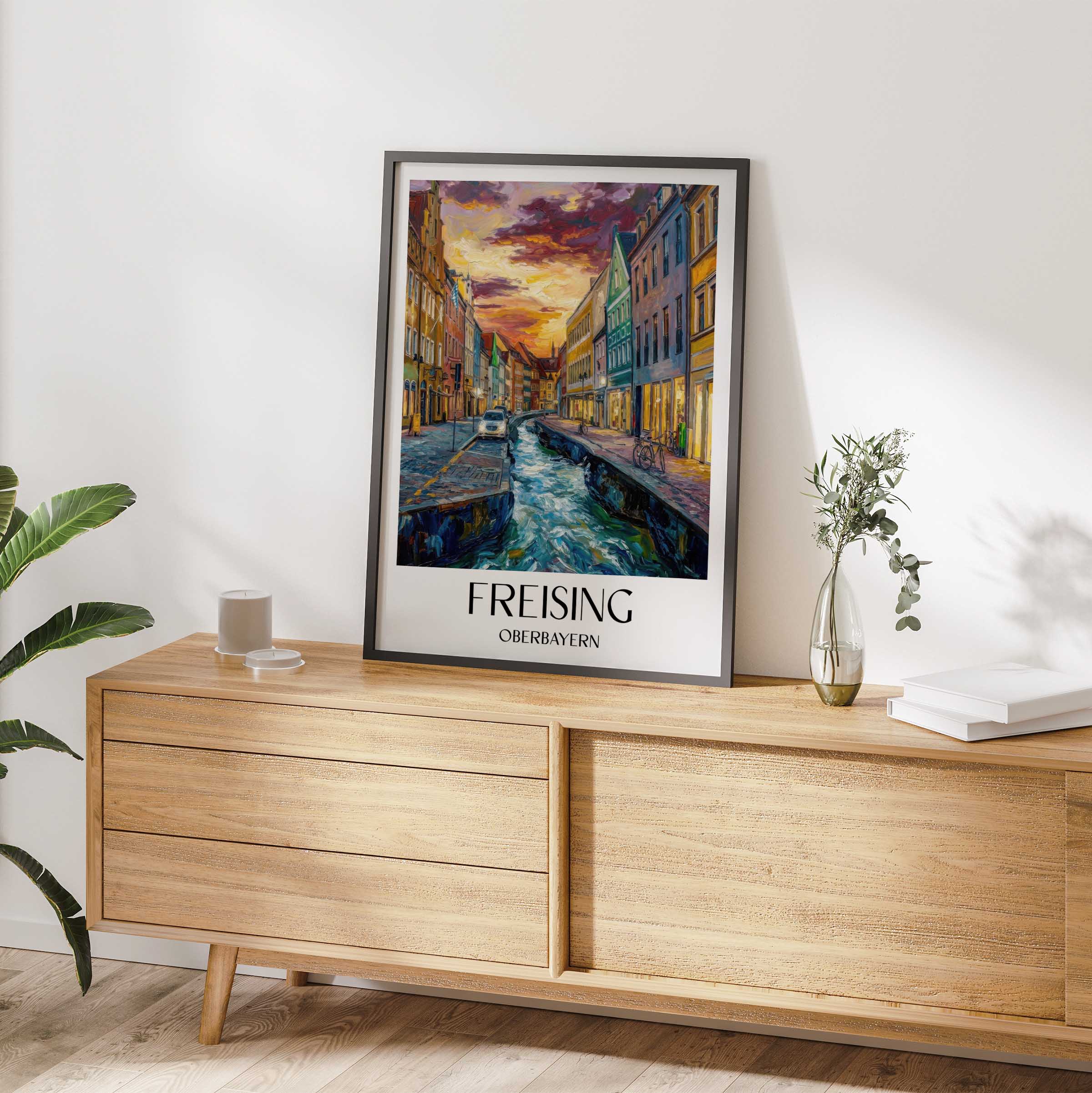 freising-oberbayern-deutschland-poster-oil-painting-oelgemaelde