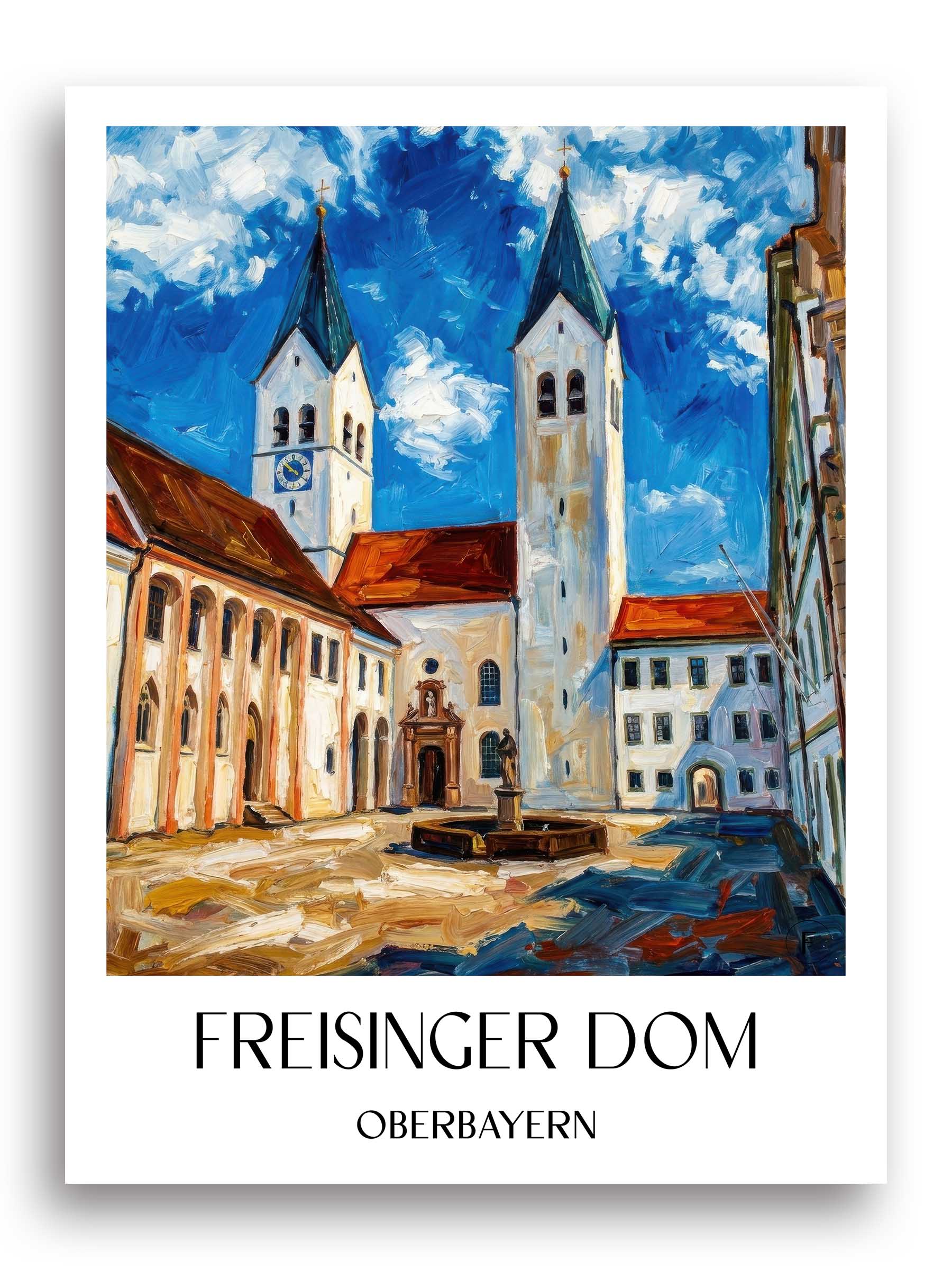 freisinger-dom-oberbayern-deutschland-poster-oil-painting-oelgemaelde