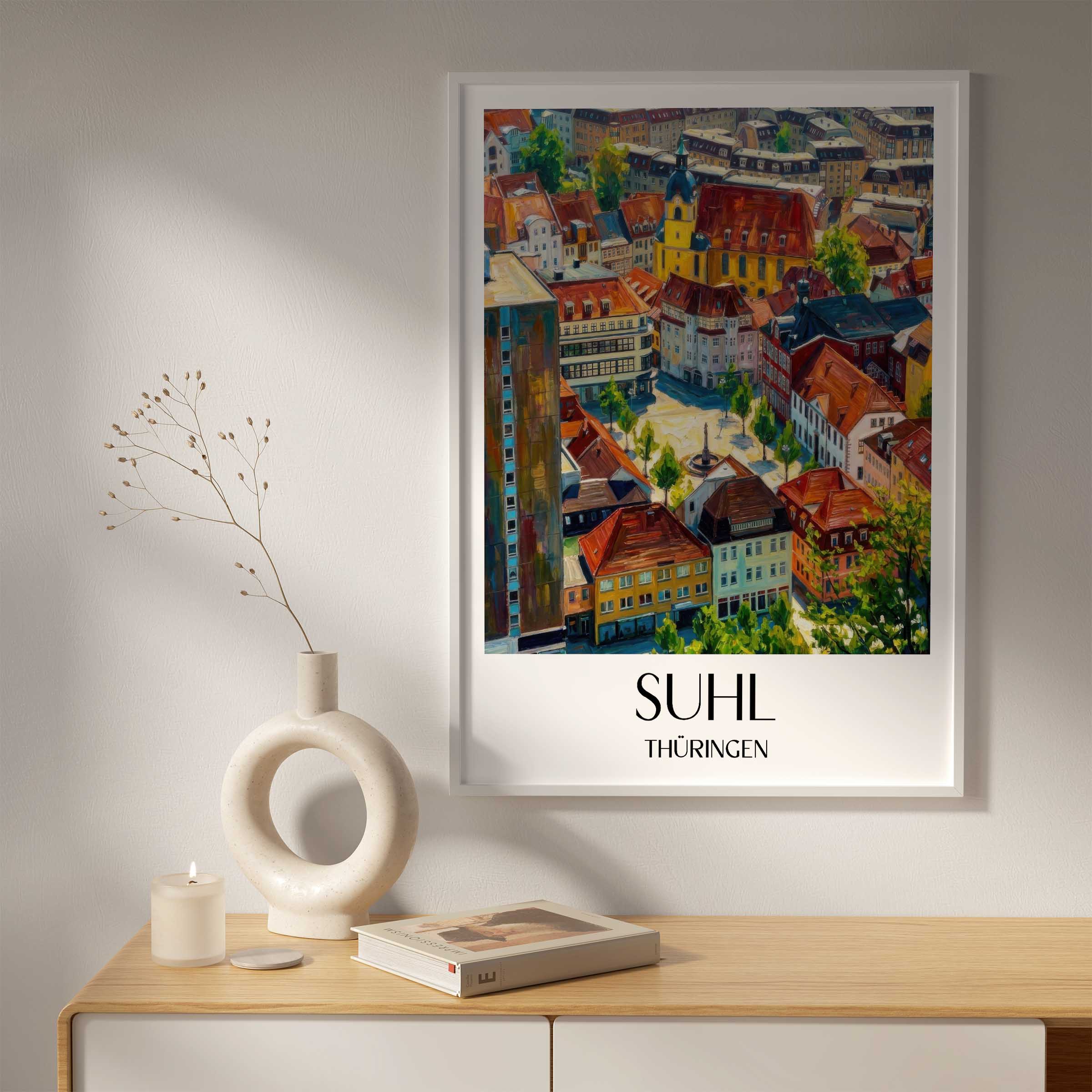 suhl-thüringen-deutschland-poster-oil-painting-oelgemaelde