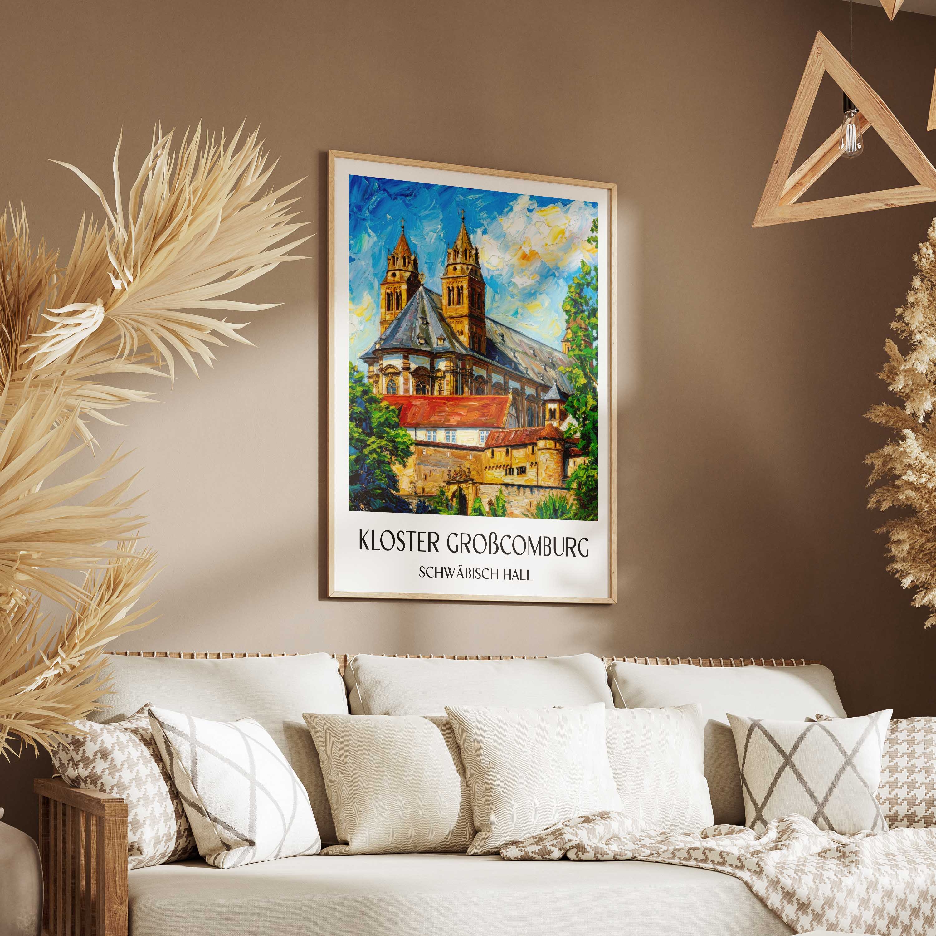 kloster-großcomburg-schwäbisch-hall-deutschland-poster-oil-painting-oelgemaelde