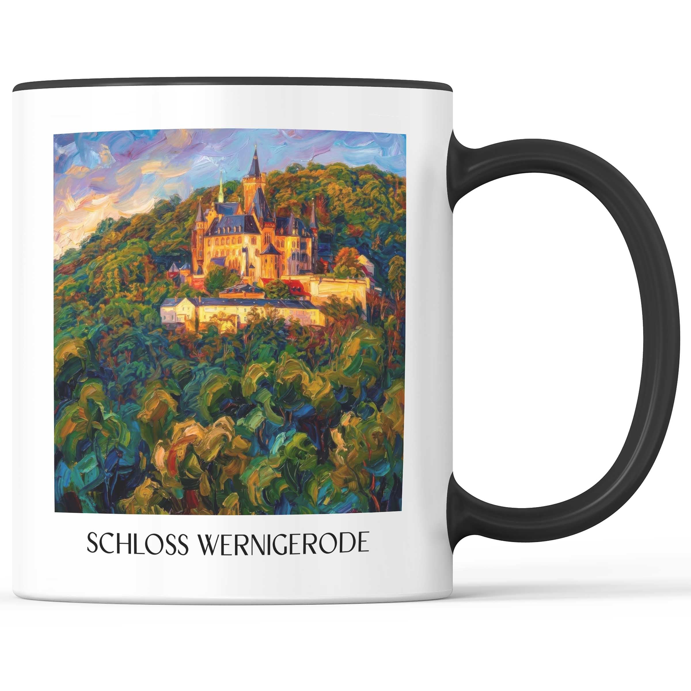 schloss-wernigerode-nordharz-deutschland-kaffeebecher-oil-painting-oelgemaelde