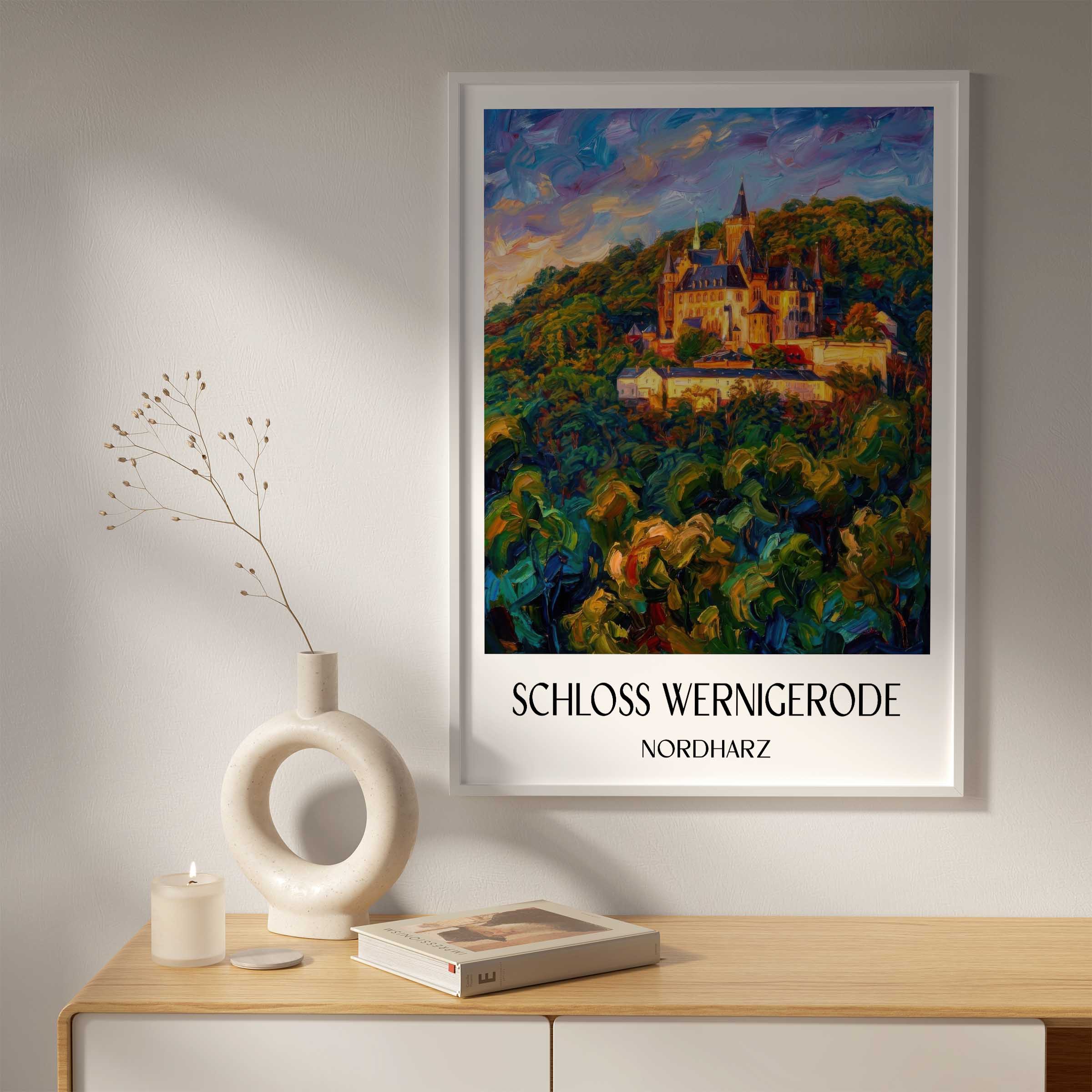 schloss-wernigerode-nordharz-deutschland-poster-oil-painting-oelgemaelde