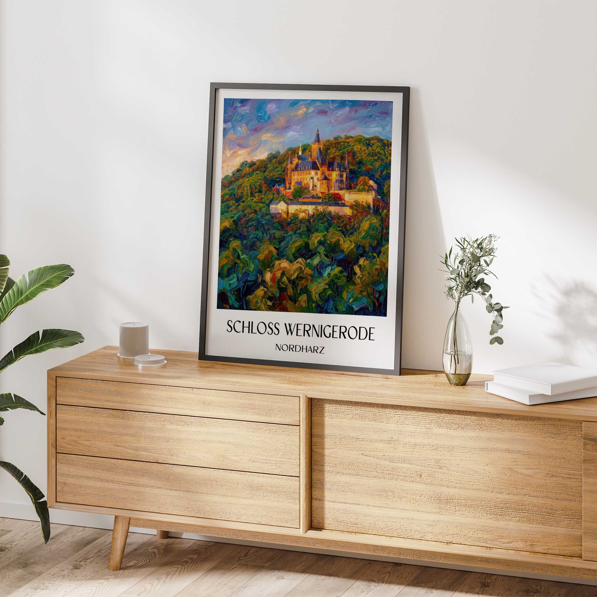 schloss-wernigerode-nordharz-deutschland-poster-oil-painting-oelgemaelde