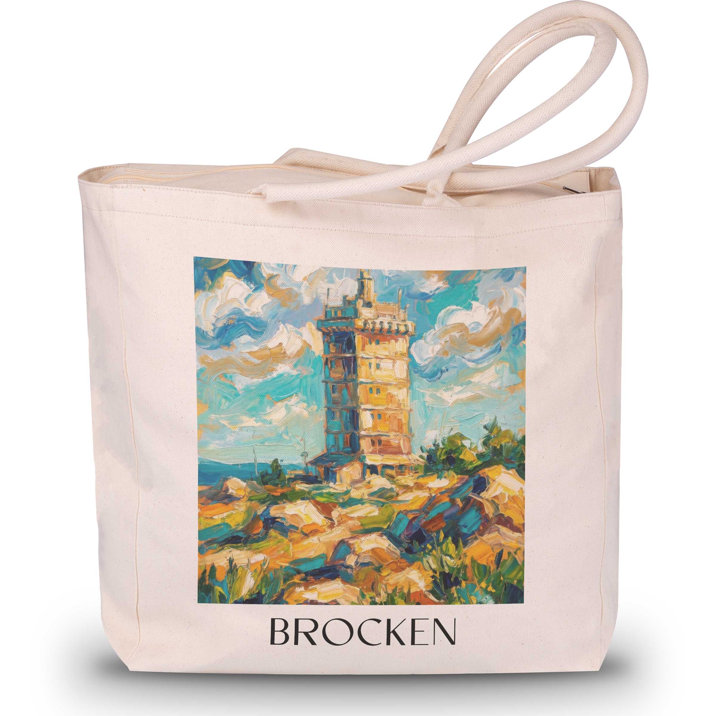 brocken--wernigerode-deutschland-einkaufstasche-oil-painting-oelgemaelde