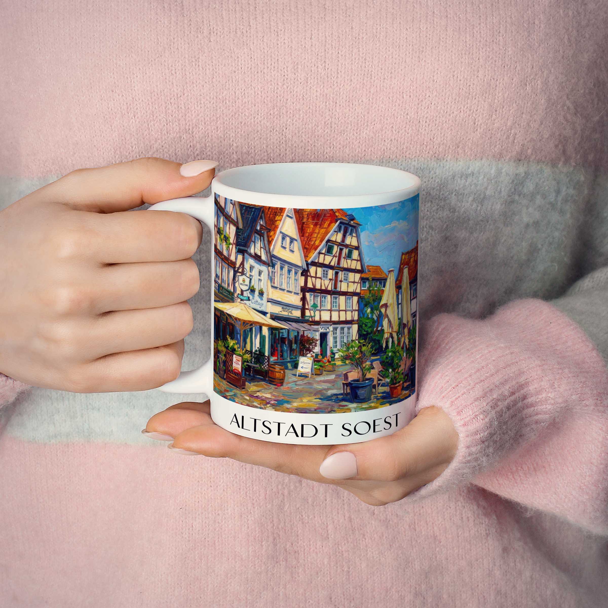 altstadt-soest-deutschland-kaffeebecher-oil-painting-oelgemaelde