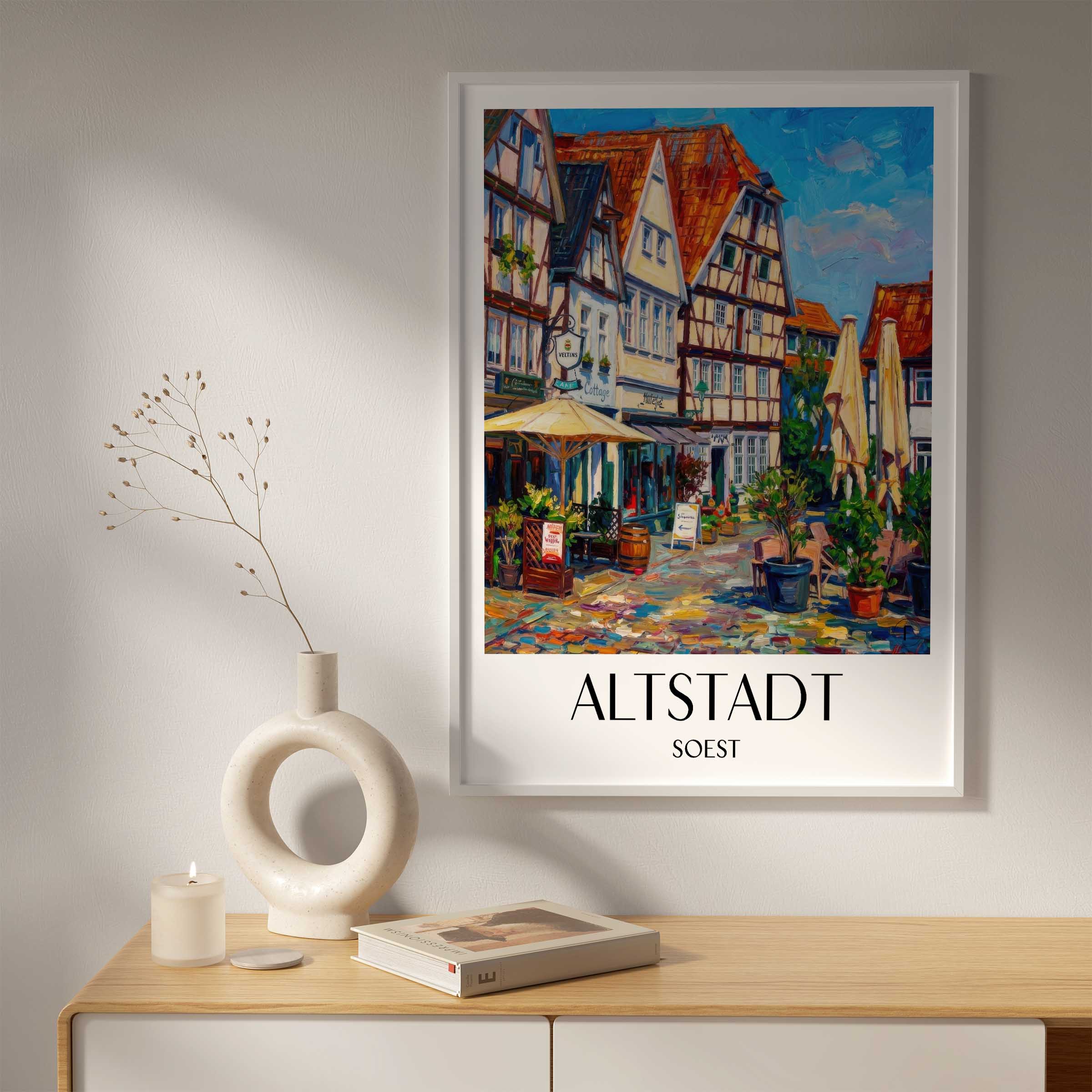 altstadt-soest-deutschland-poster-oil-painting-oelgemaelde