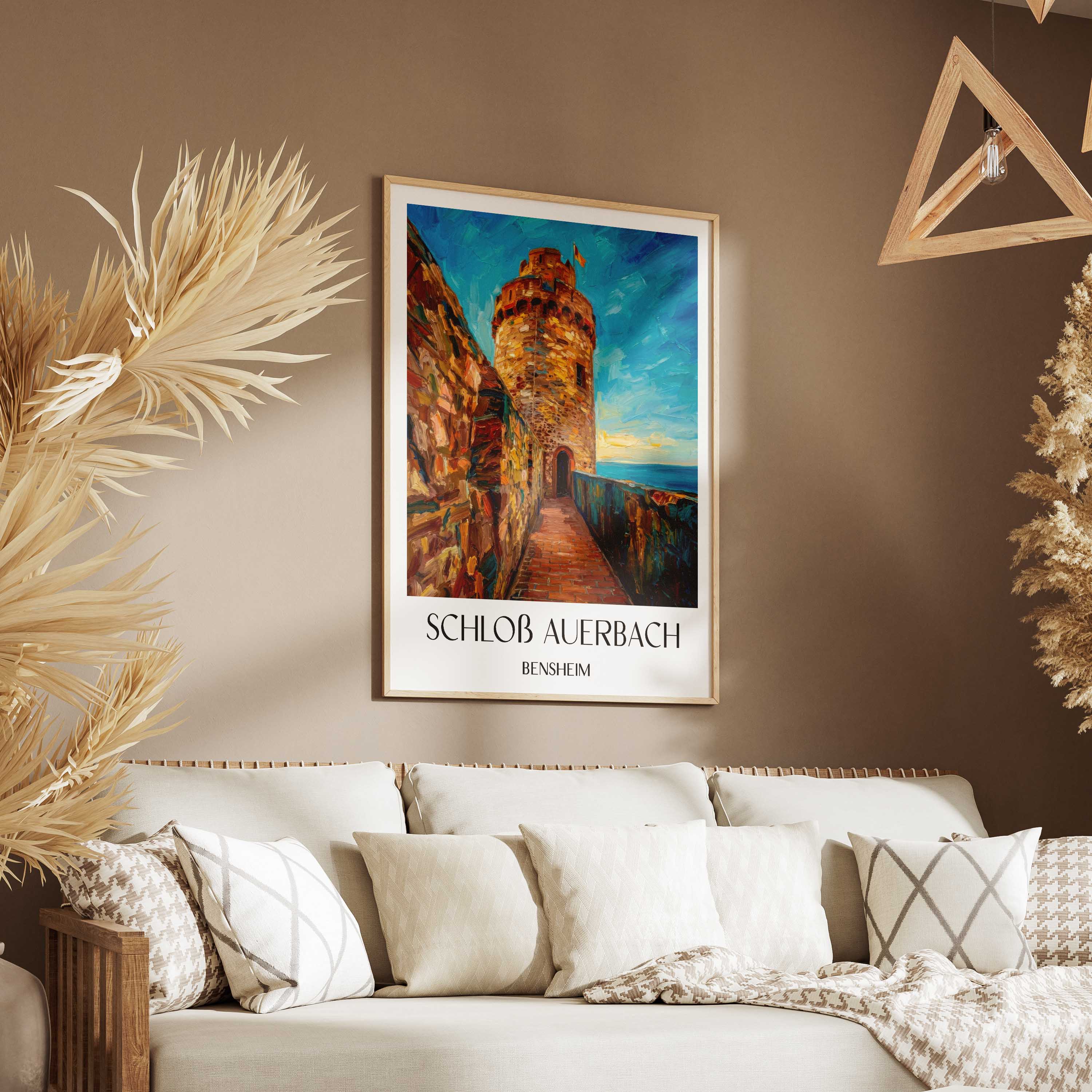 schloß-auerbach-bensheim-deutschland-poster-oil-painting-oelgemaelde
