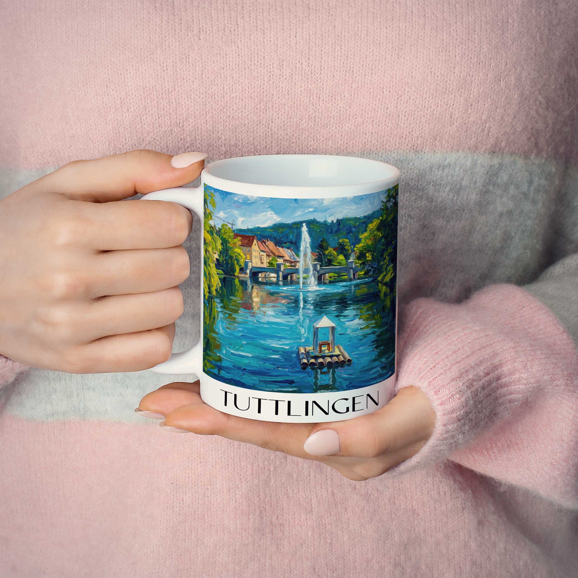 tuttlingen-schwarzwald-deutschland-kaffeebecher-oil-painting-oelgemaelde