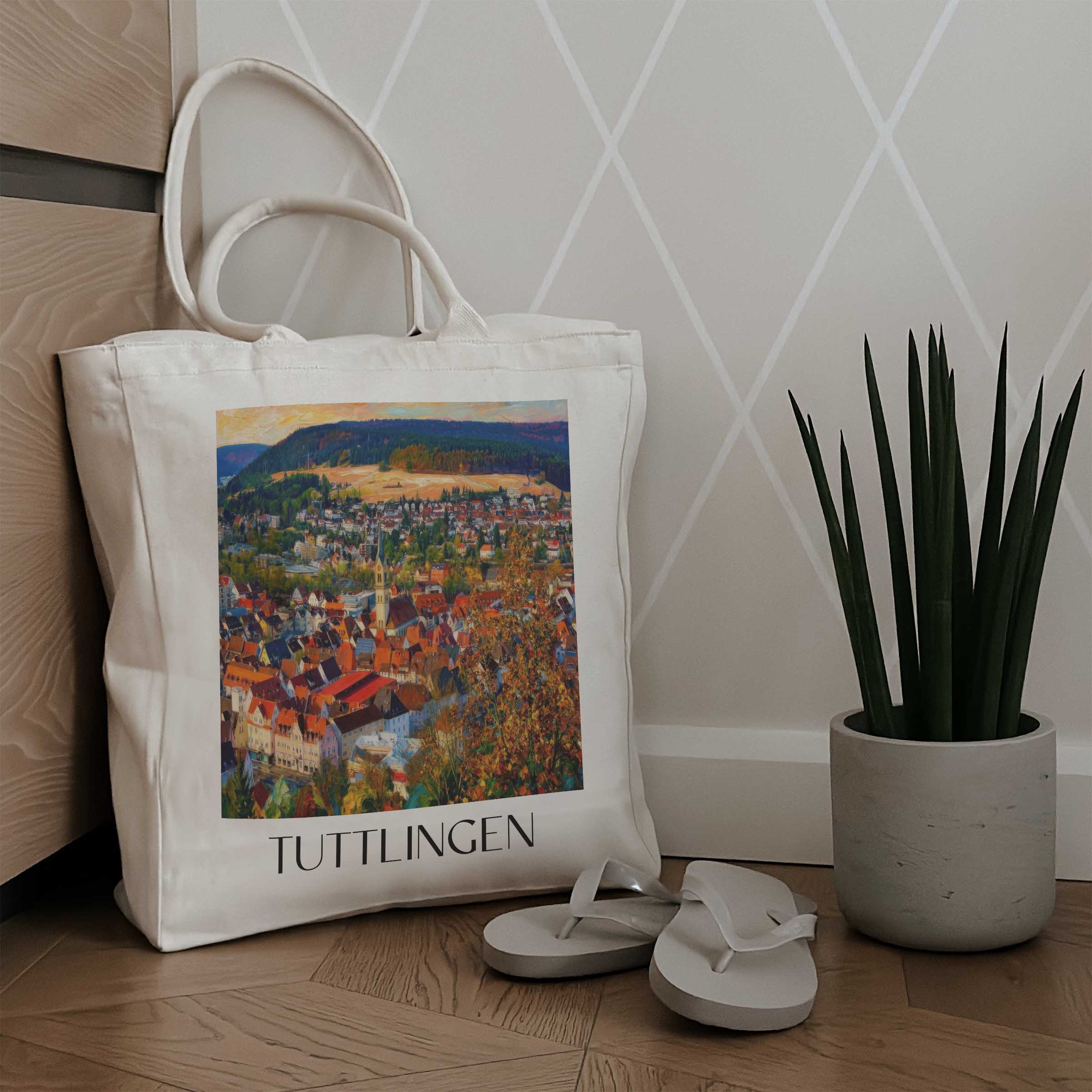 tuttlingen-(im-winter)-schwarzwald-deutschland-einkaufstasche-oil-painting-oelgemaelde