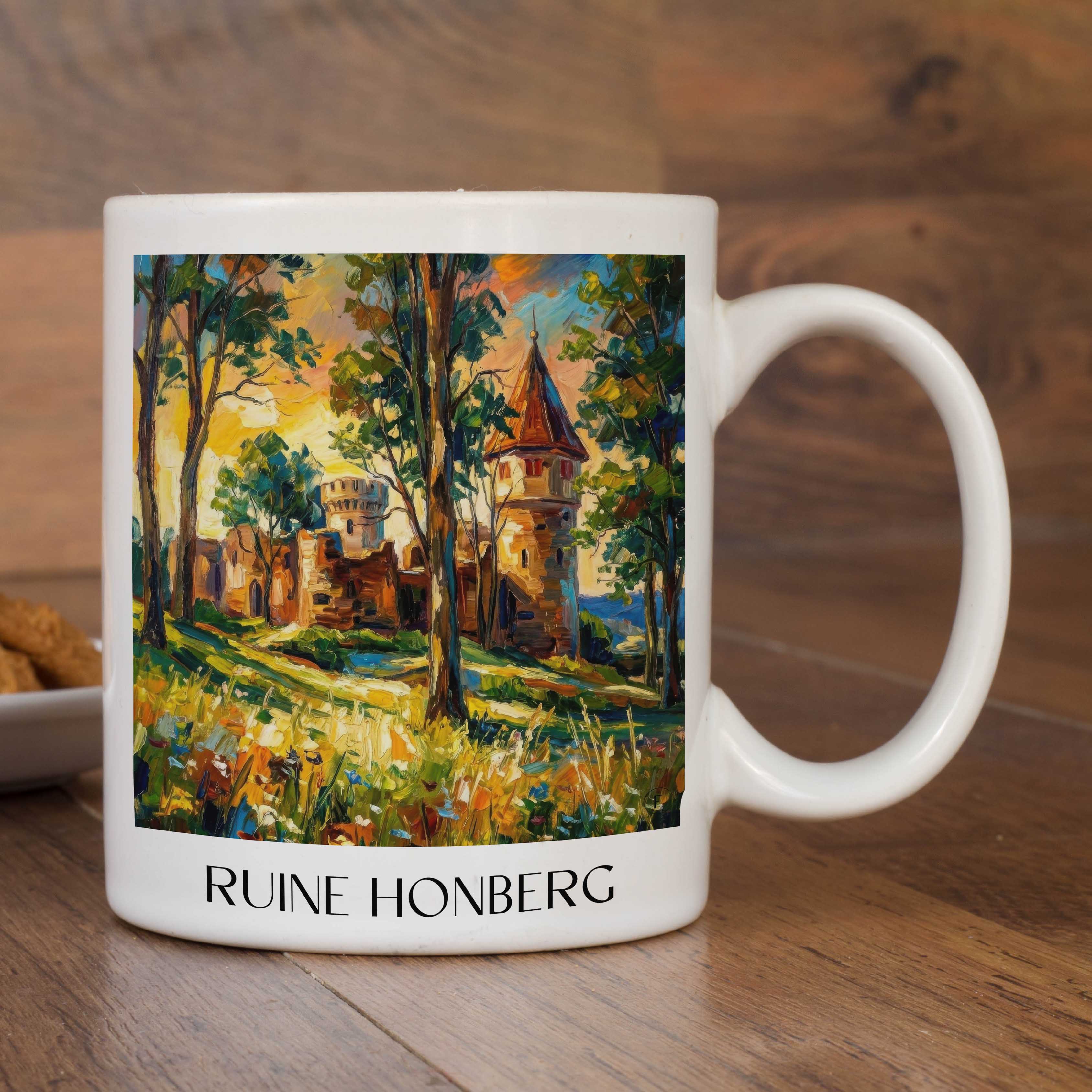 ruine-honberg-tuttlingen-deutschland-kaffeebecher-oil-painting-oelgemaelde