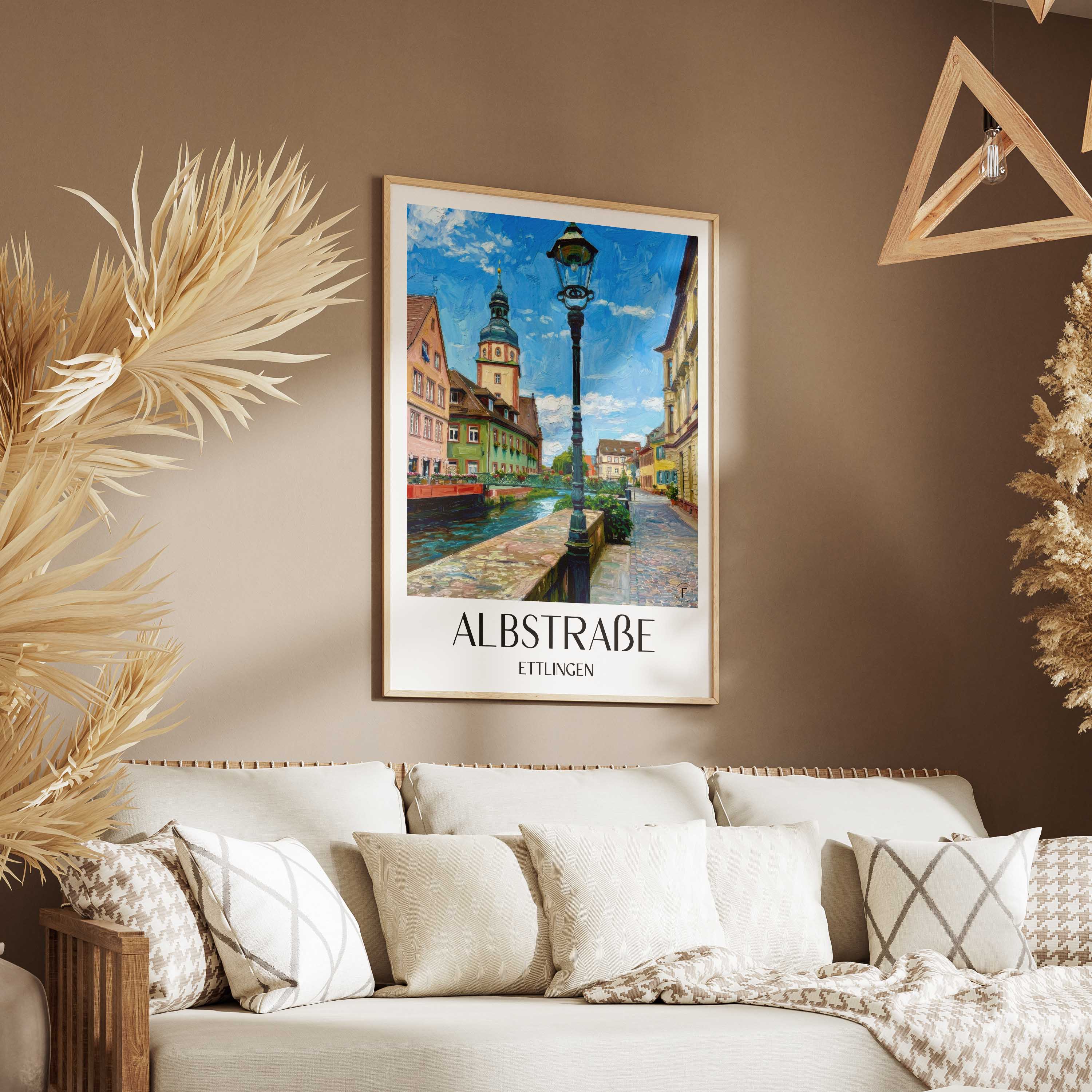albstraße-ettlingen-deutschland-poster-oil-painting-oelgemaelde