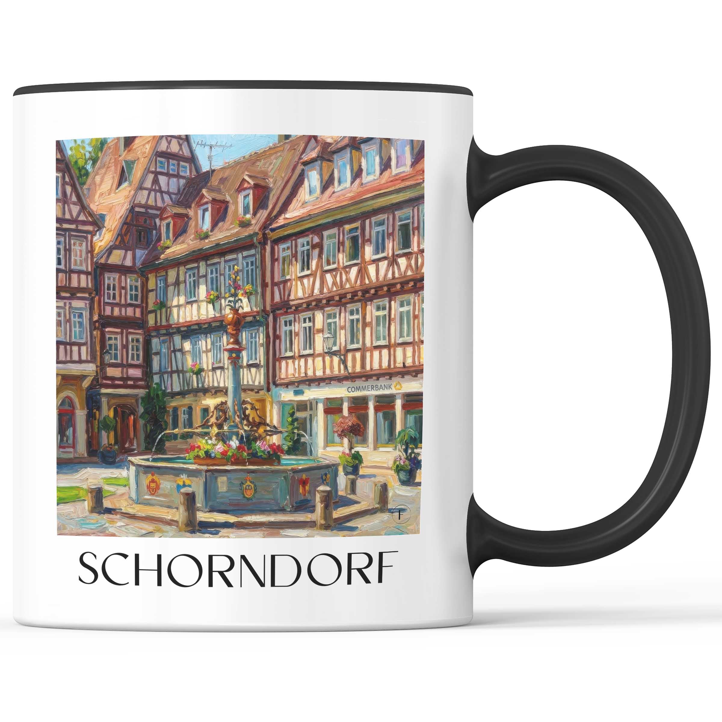 schorndorf-württemberg-deutschland-kaffeebecher-oil-painting-oelgemaelde