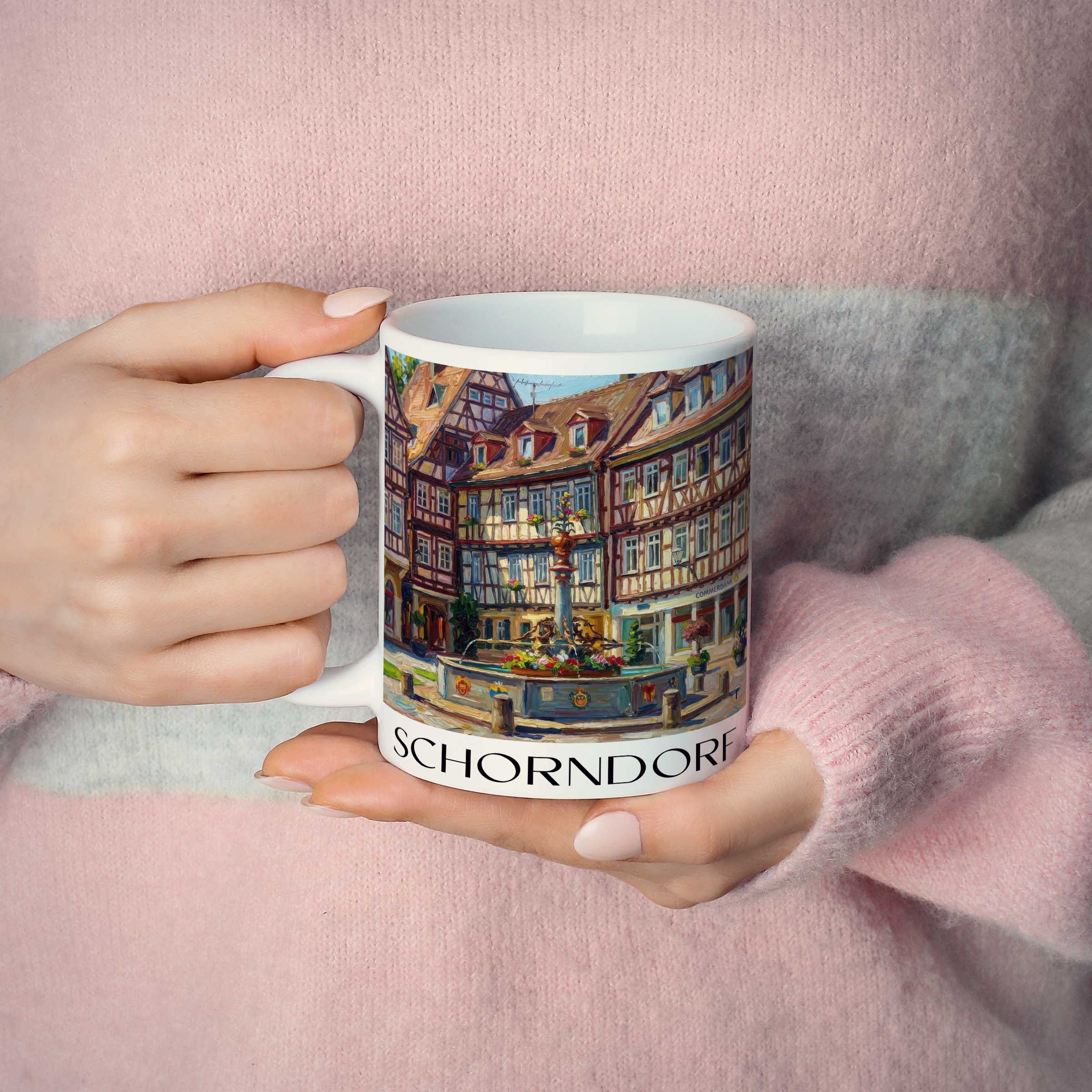schorndorf-württemberg-deutschland-kaffeebecher-oil-painting-oelgemaelde