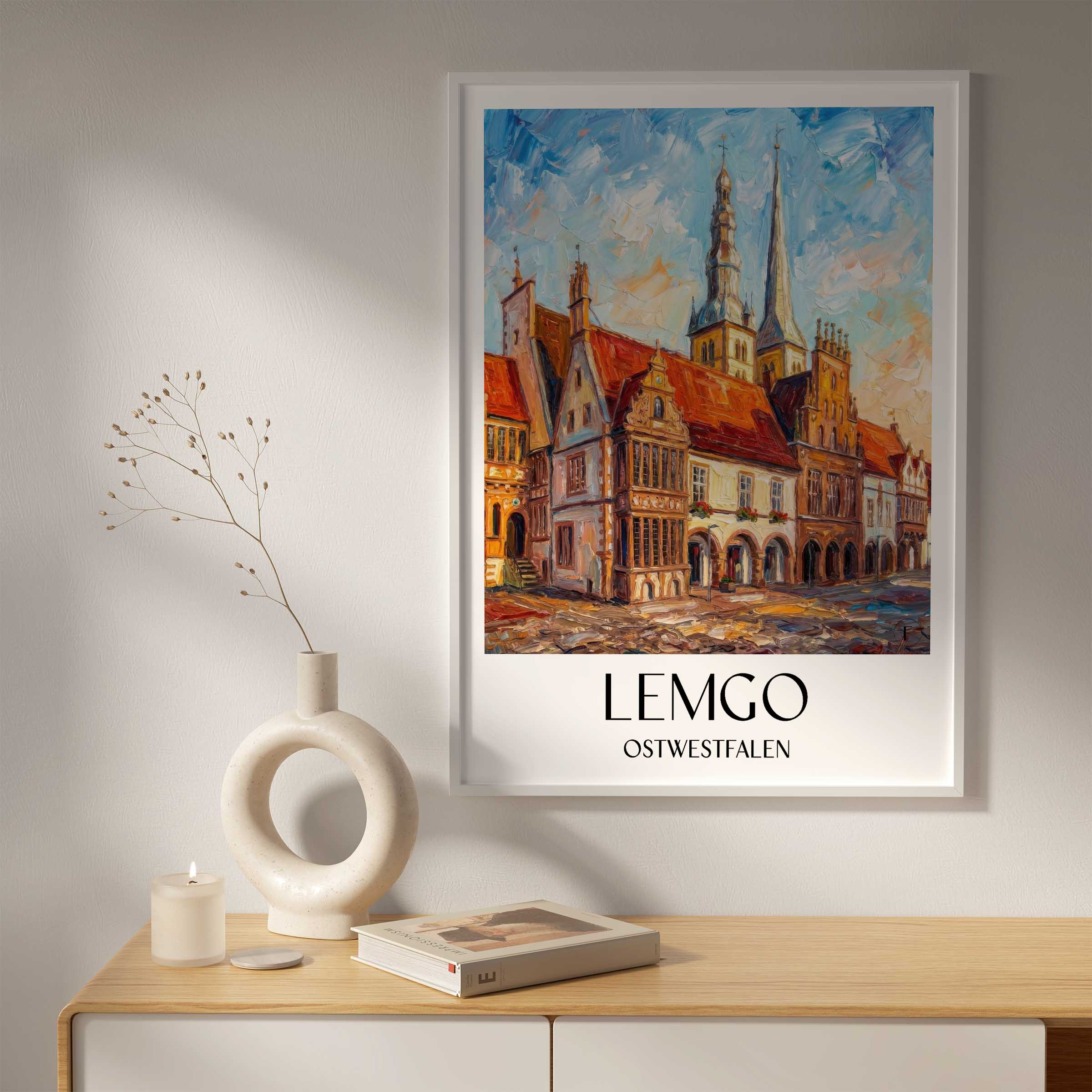 lemgo-ostwestfalen-deutschland-poster-oil-painting-oelgemaelde