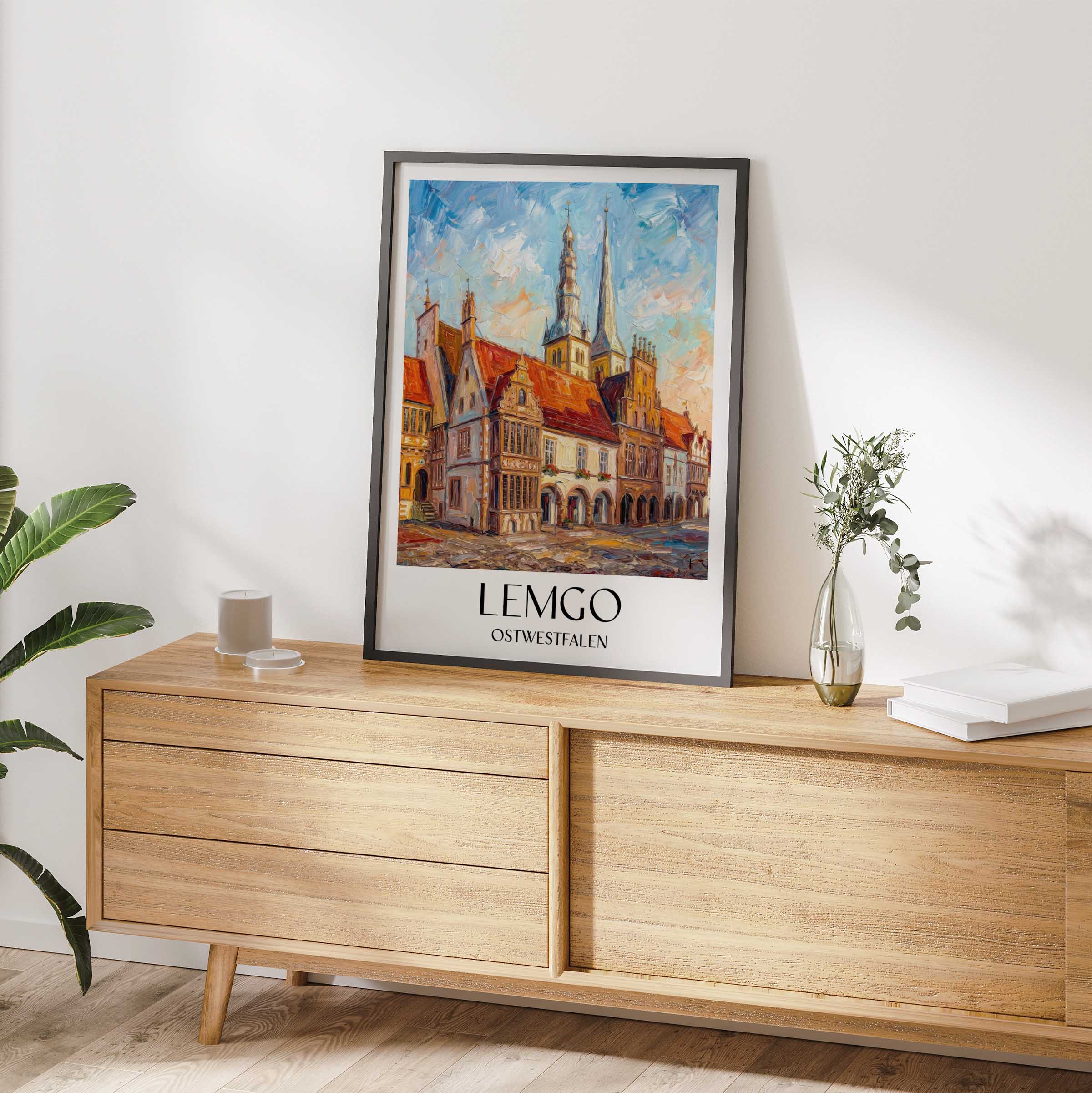 lemgo-ostwestfalen-deutschland-poster-oil-painting-oelgemaelde