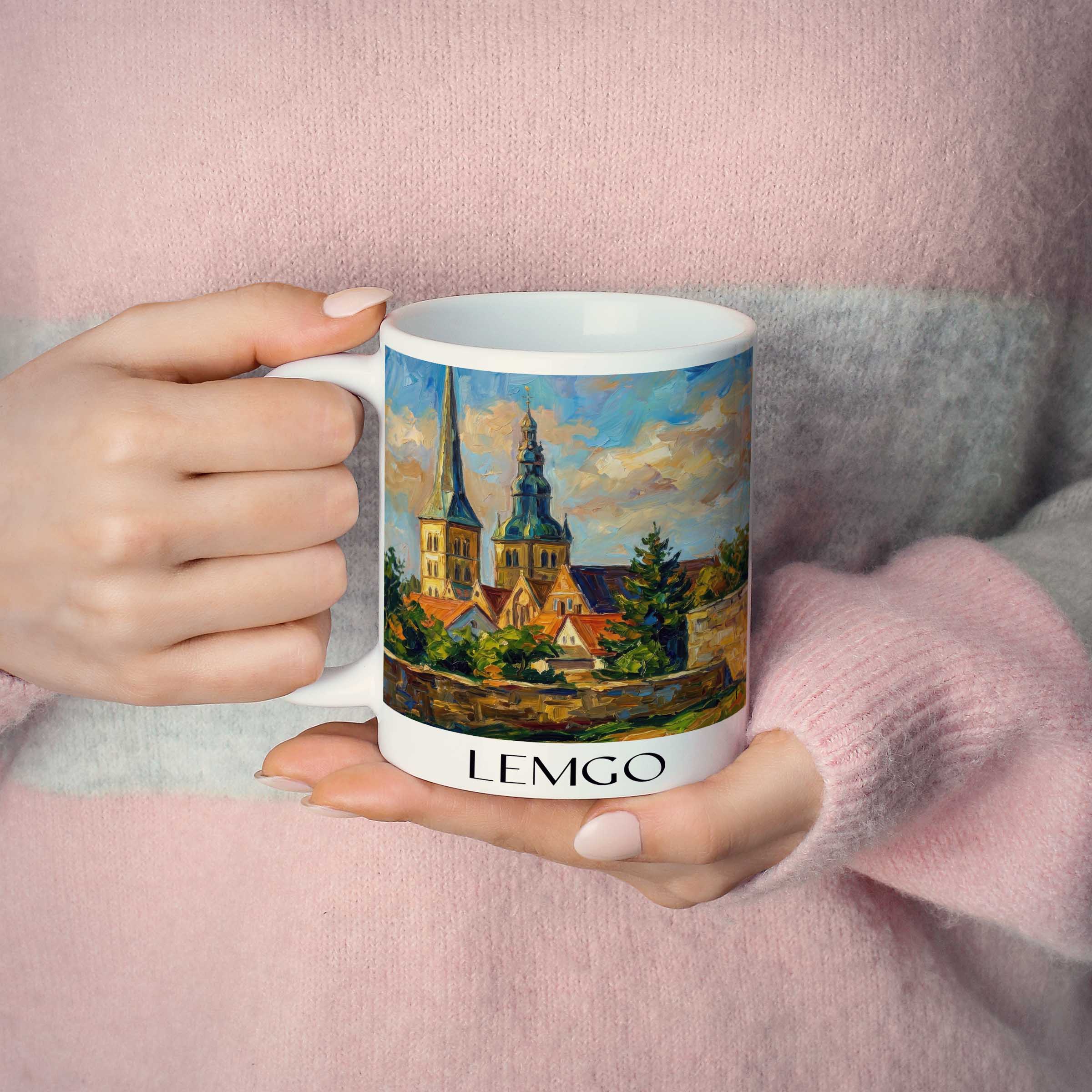 lemgo-(im-winter)-ostwestfalen-deutschland-kaffeebecher-oil-painting-oelgemaelde