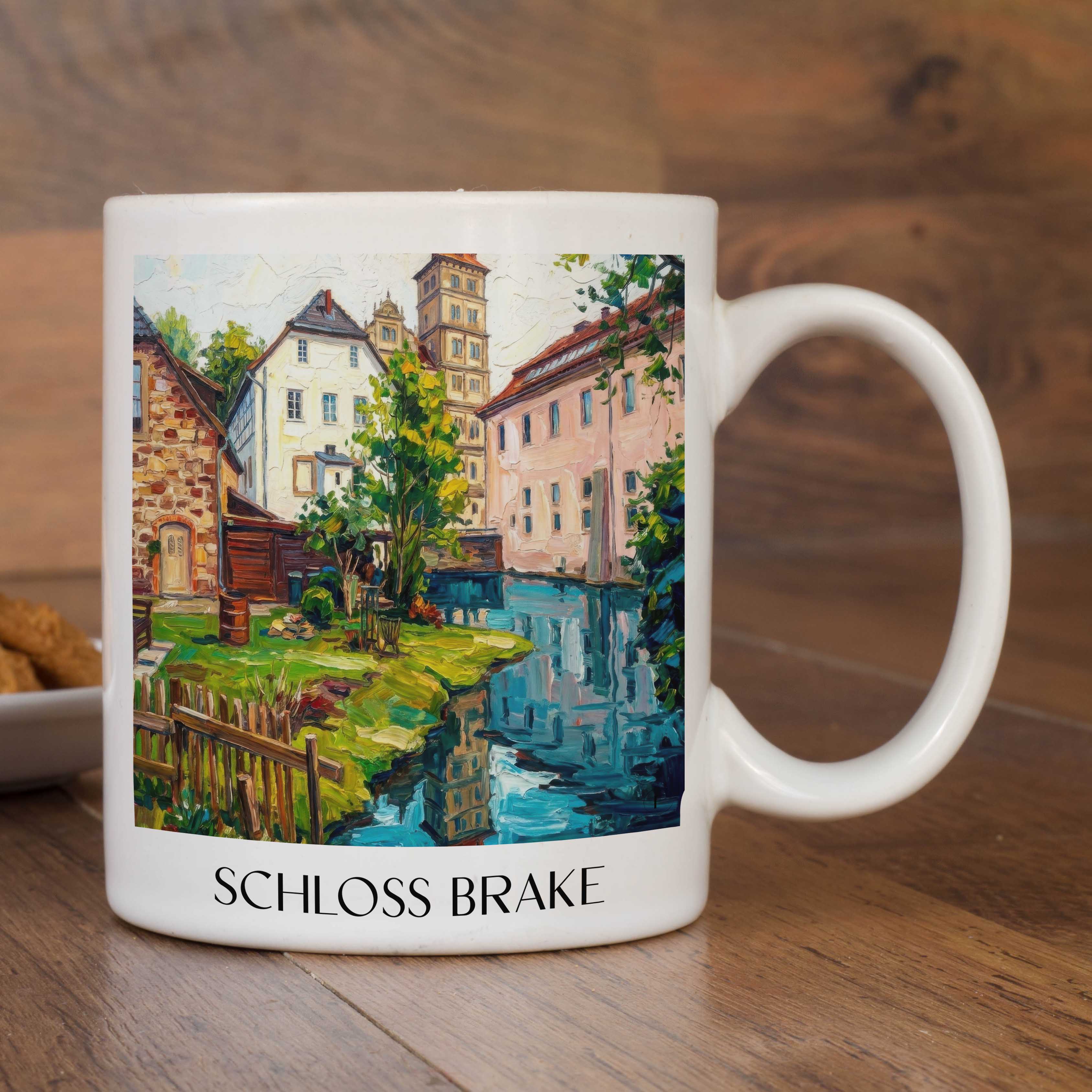 schloss-brake-lemgo-deutschland-kaffeebecher-oil-painting-oelgemaelde
