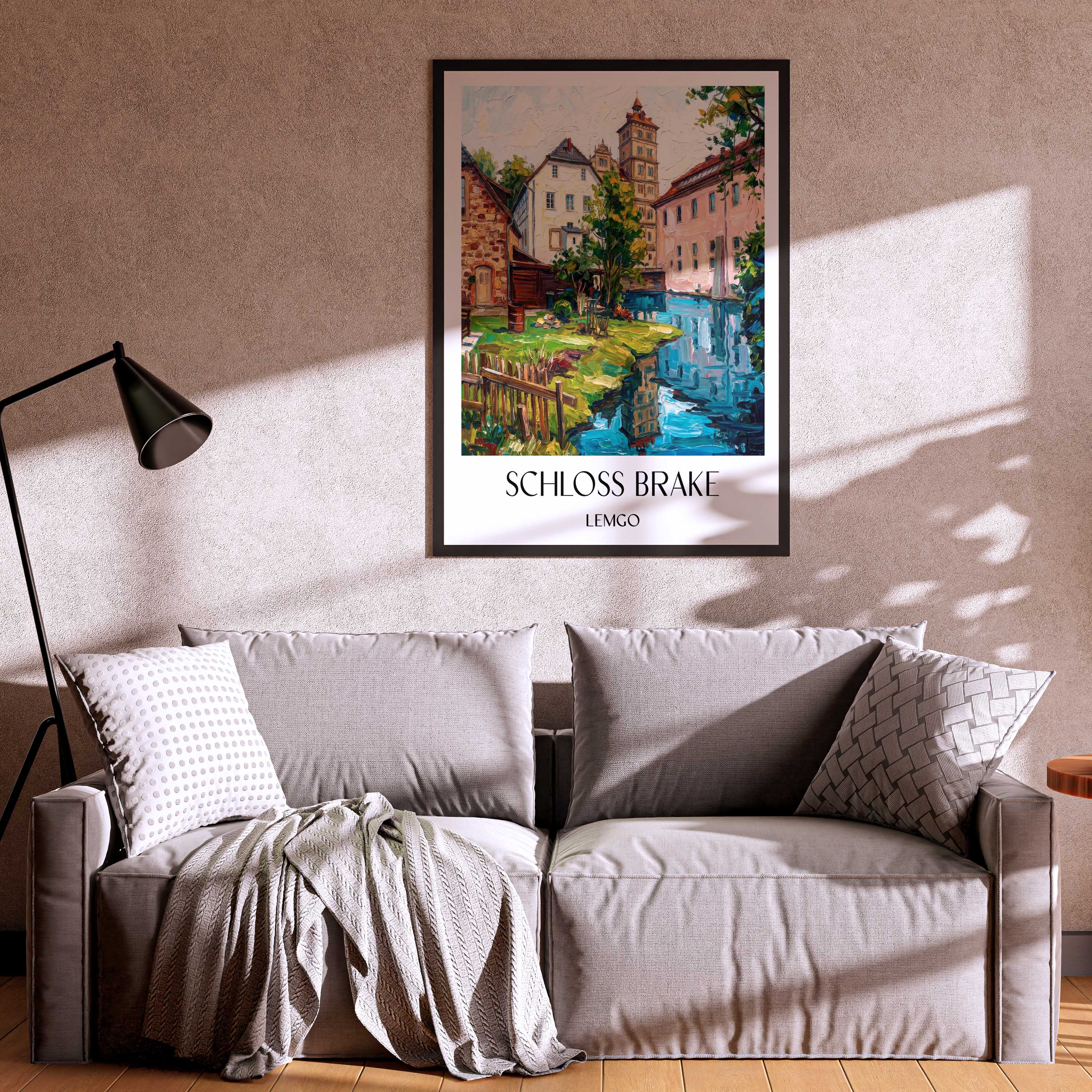 schloss-brake-lemgo-deutschland-poster-oil-painting-oelgemaelde
