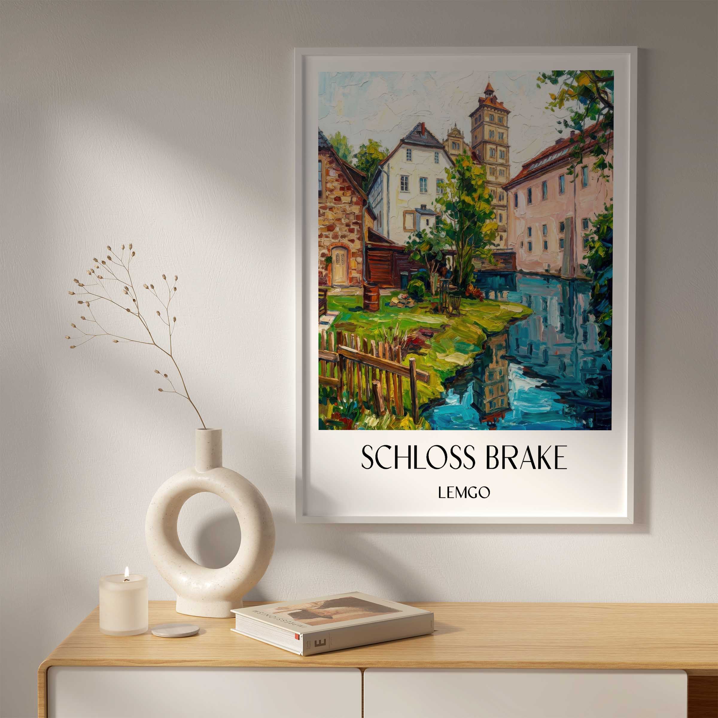 schloss-brake-lemgo-deutschland-poster-oil-painting-oelgemaelde