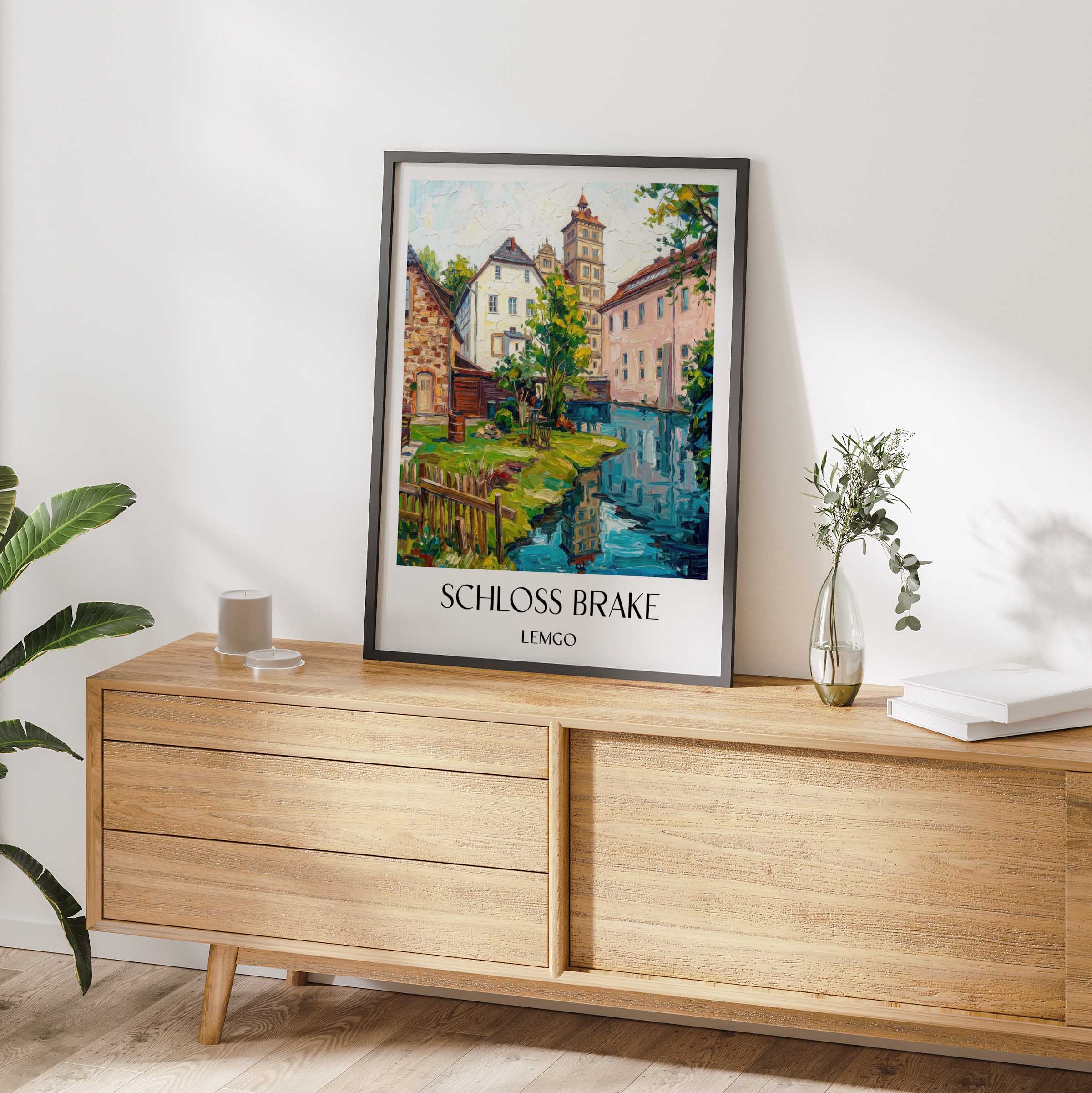 schloss-brake-lemgo-deutschland-poster-oil-painting-oelgemaelde