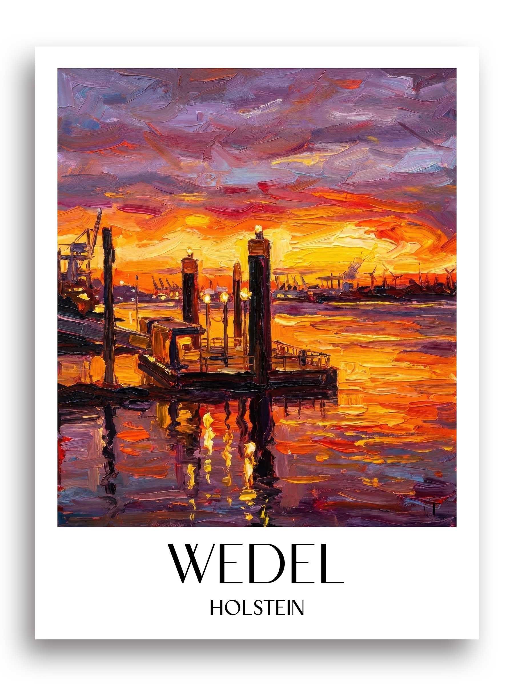 wedel-holstein-deutschland-poster-oil-painting-oelgemaelde