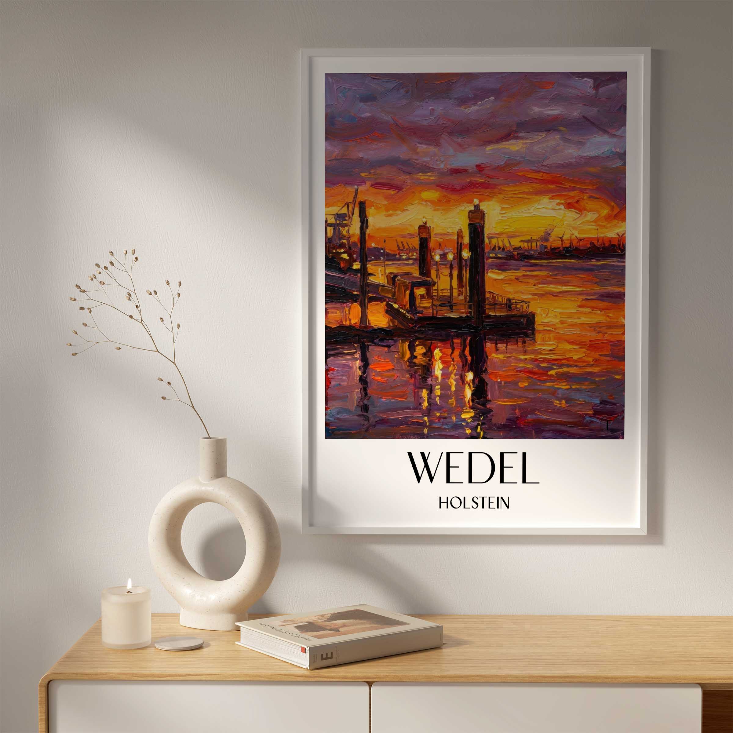 wedel-holstein-deutschland-poster-oil-painting-oelgemaelde