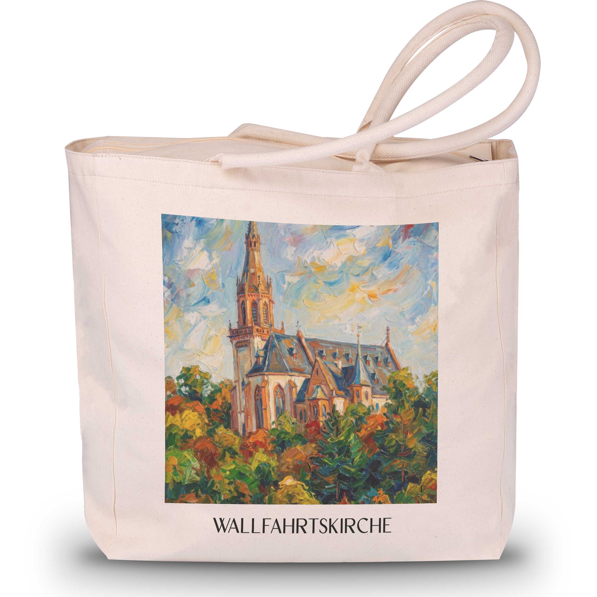 wallfahrtskirche--bingen-am-rhein-deutschland-einkaufstasche-oil-painting-oelgemaelde