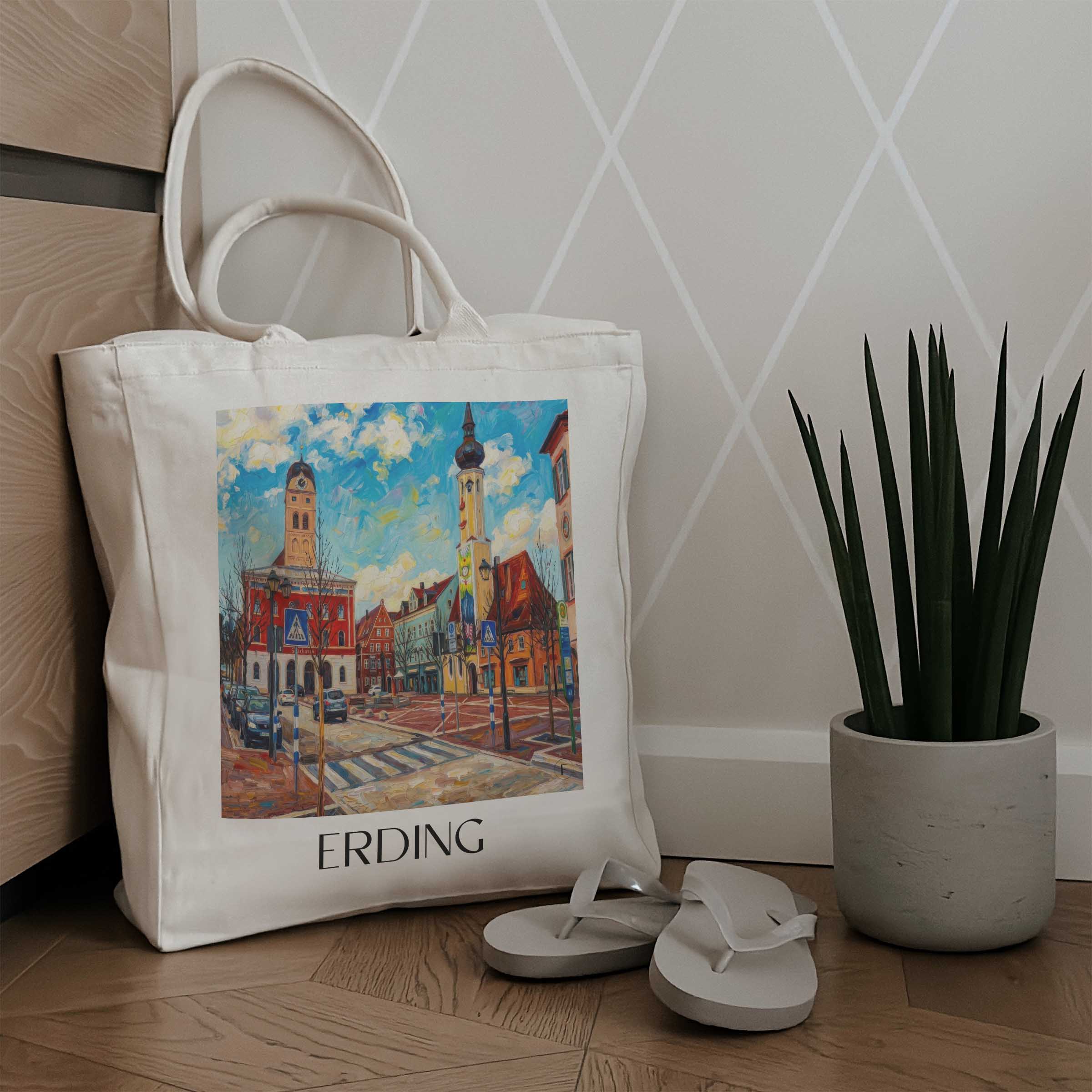 erding-oberbayern-deutschland-einkaufstasche-oil-painting-oelgemaelde