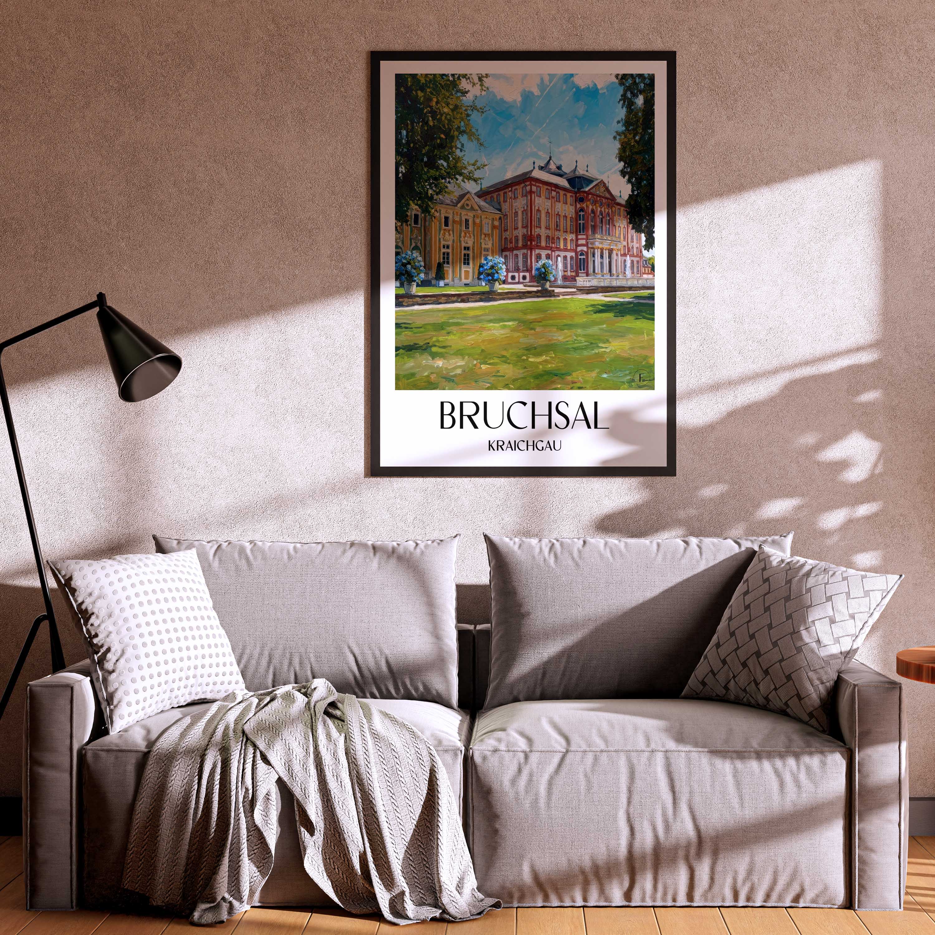 bruchsal-kraichgau-deutschland-poster-oil-painting-oelgemaelde