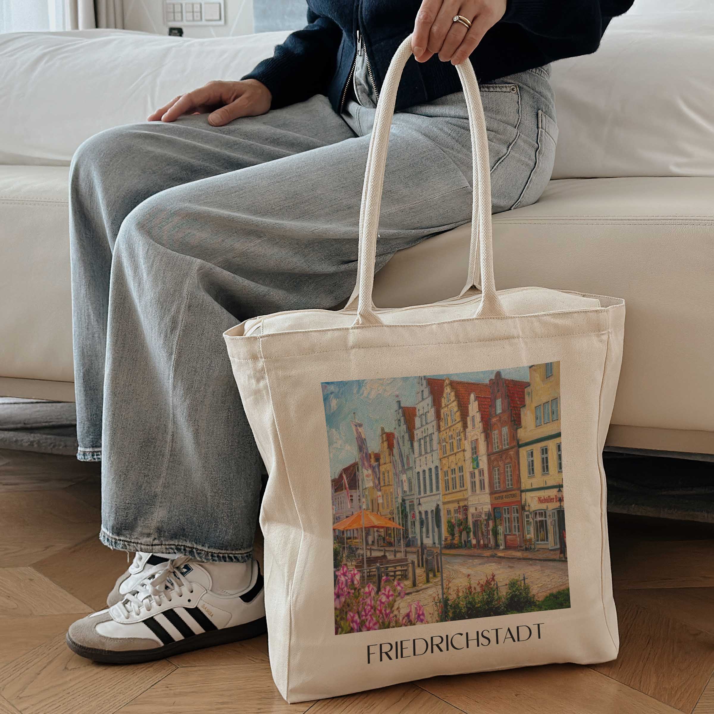 friedrichstadt-nordfriesland-deutschland-einkaufstasche-oil-painting-oelgemaelde